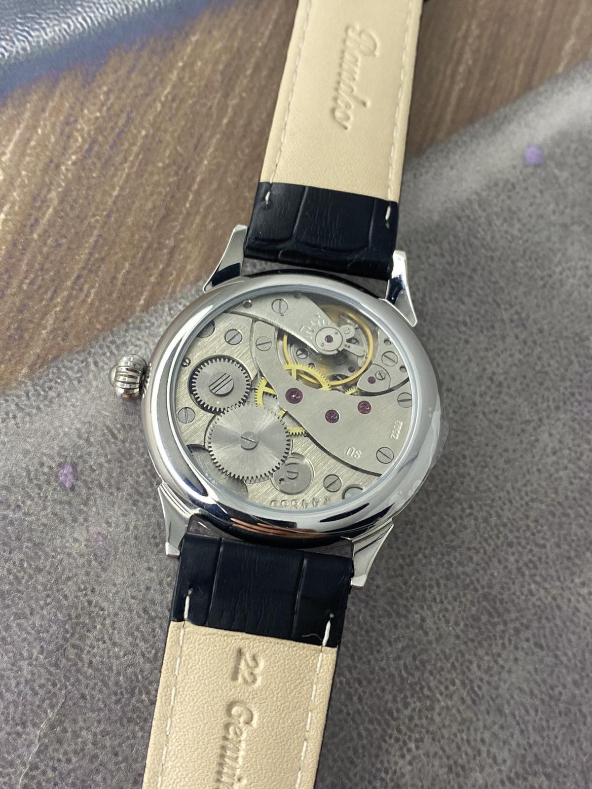 Vintage Vintage Soviet Mens watch "Molnija" 1980s, Mechanical USSR Size ONE SIZE - 3 Thumbnail