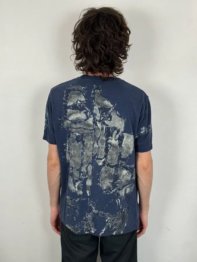 Diesel Diesel Navy Bacteria Graphic Print T-Shirt Size US M / EU 48-50 / 2 - 3 Thumbnail