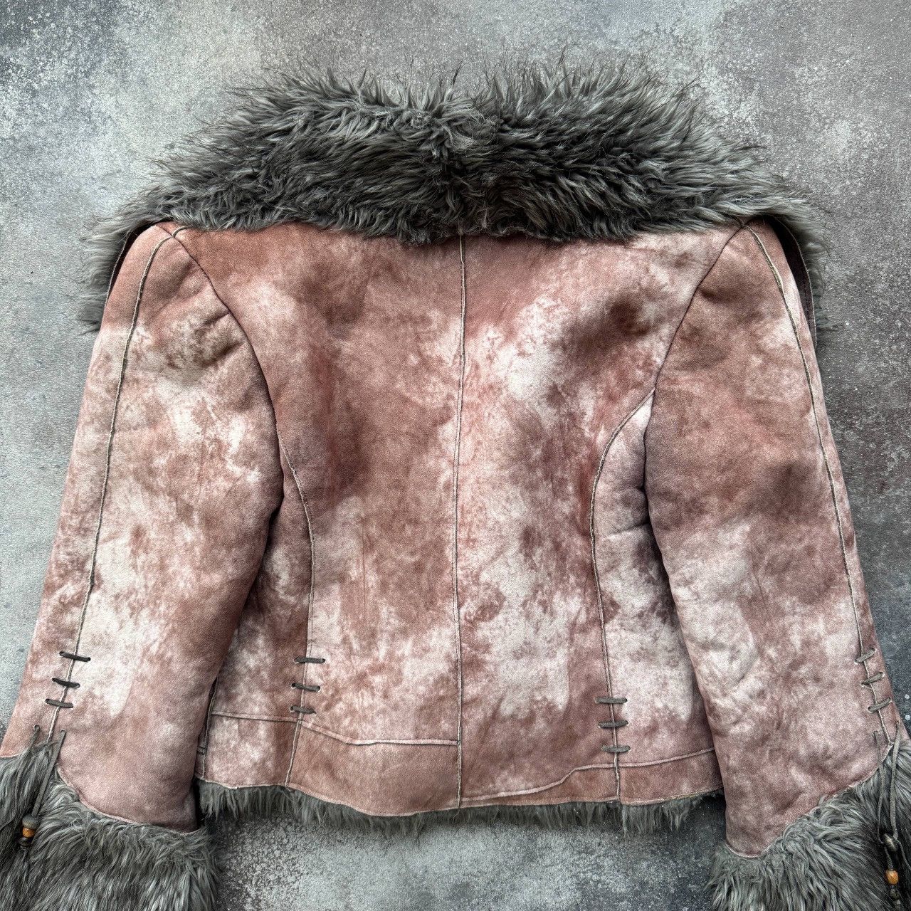 Japanese Brand Amazing Faux Fur Cropped Shearling/Sheepskin Jacket Size M / US 6-8 / IT 42-44 - 13 Thumbnail