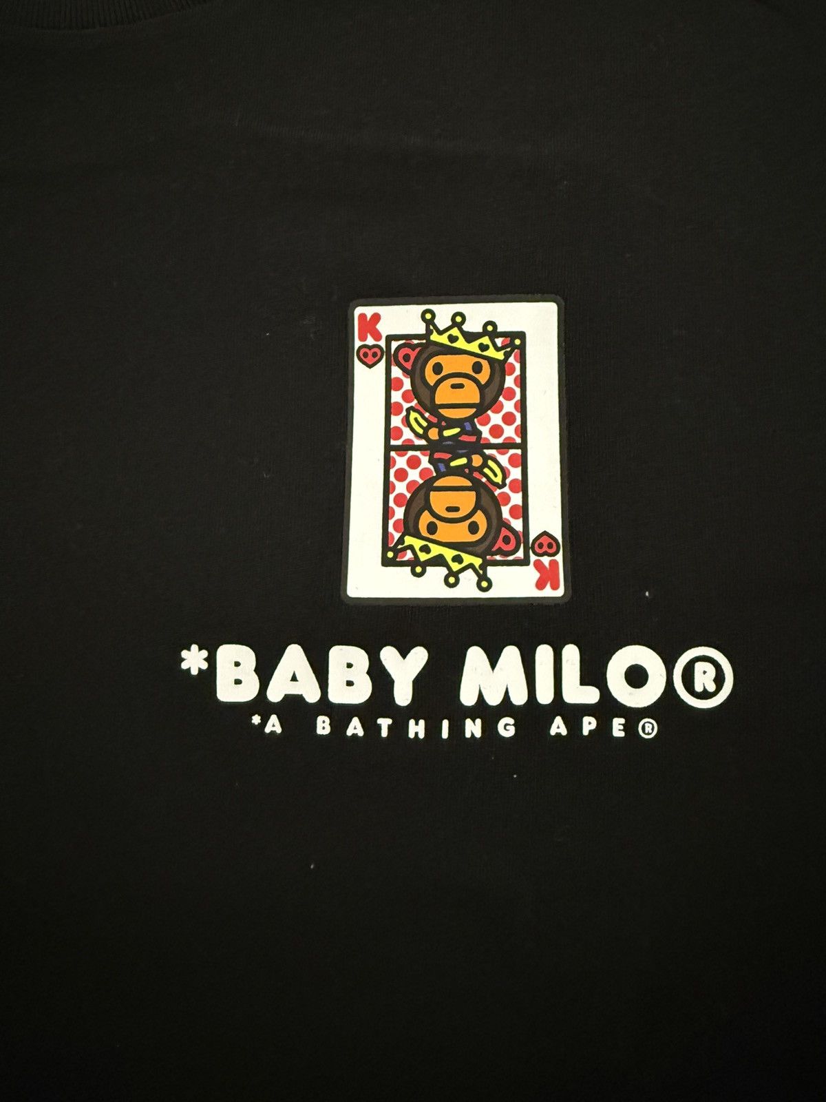 Bape Bape “Baby Milo” King Card Tee “Complexcon Exclusive” Black Size US XL / EU 56 / 4 - 2 Thumbnail