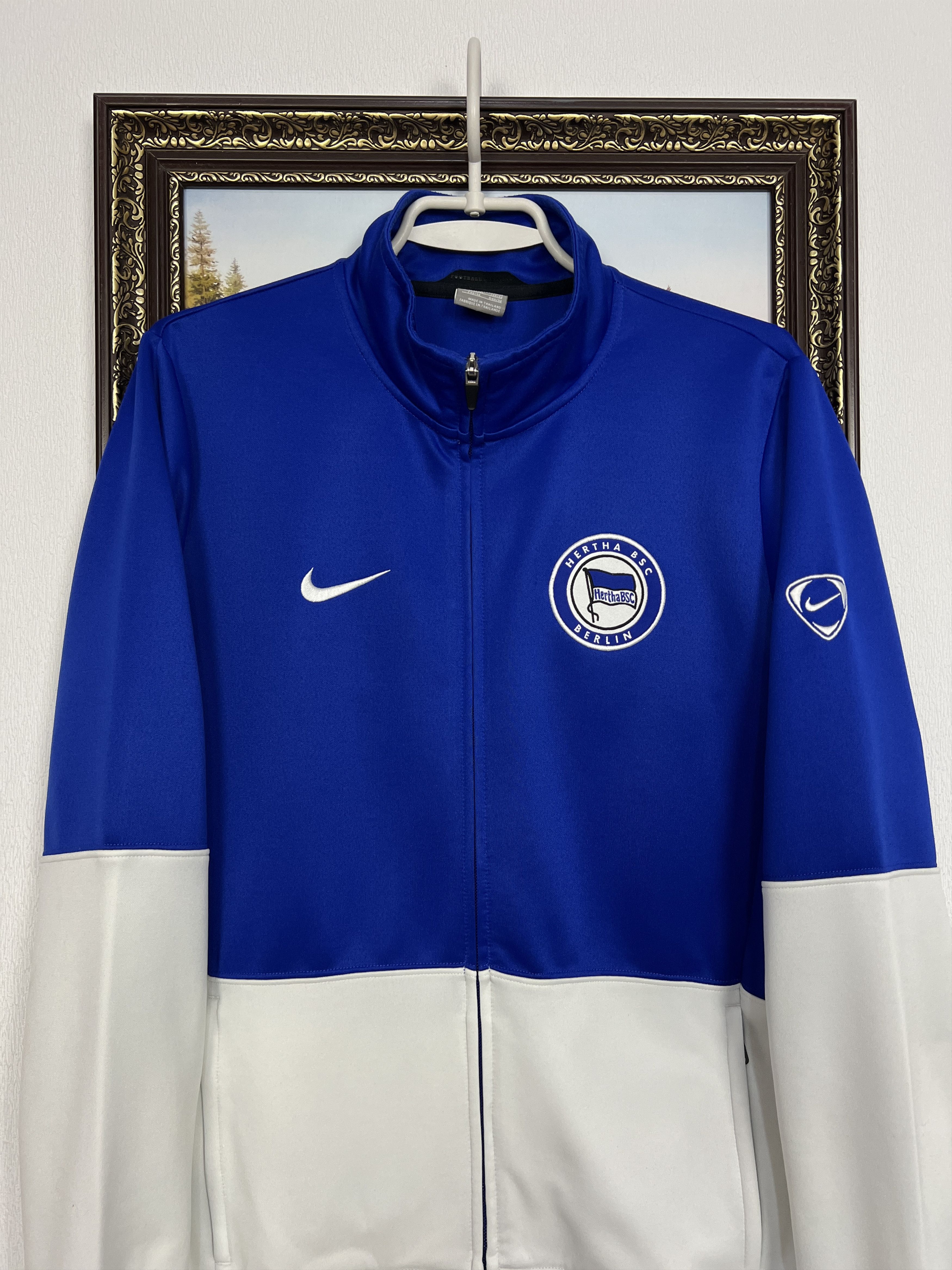 Nike Vintage Nike Hertha Football Jacket Soccer Mens Track Top Size US M / EU 48-50 / 2 - 2 Thumbnail