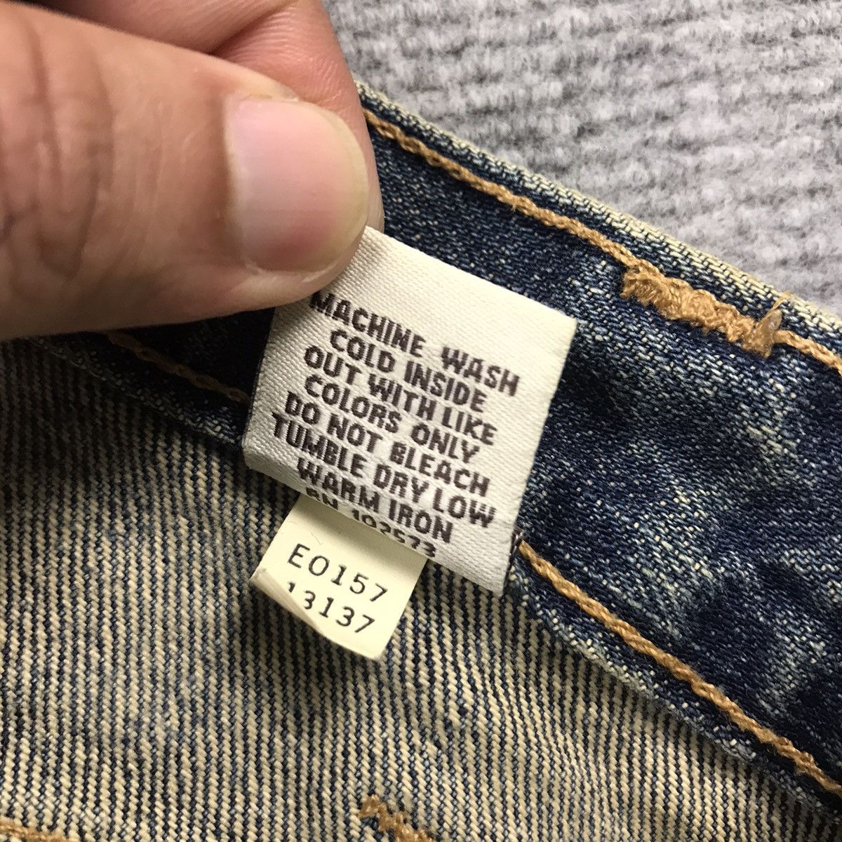 Other BAGGY RARE💀HOLLISTER DISTRESSED DENIM PANTS Size US 30 / EU 46 - 20 Thumbnail