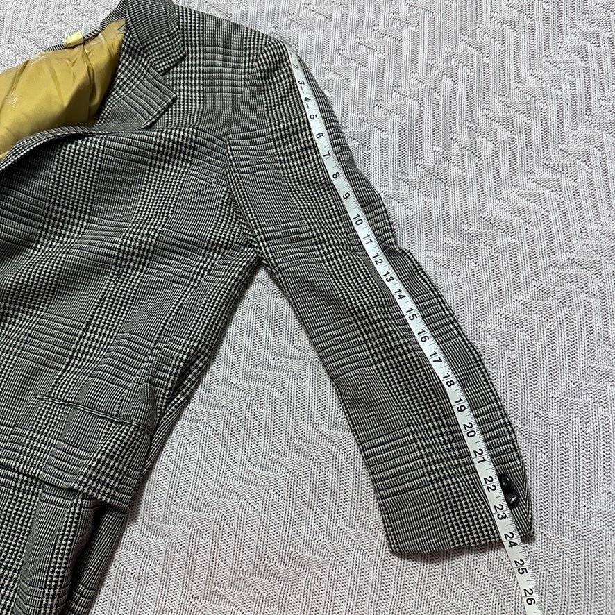Vintage Vintage black and white Glen Check plaid blazer sport coat Size 44R - 10 Thumbnail