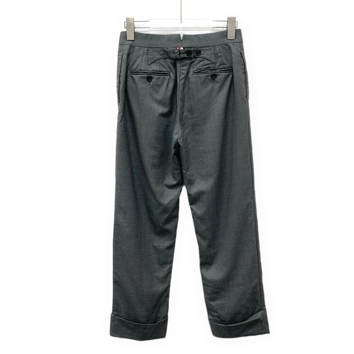 Thom Browne Thom Browne Grey Wool Casual Suit Pants K26WX Size 26" / US 2 / IT 38 - 2 Thumbnail