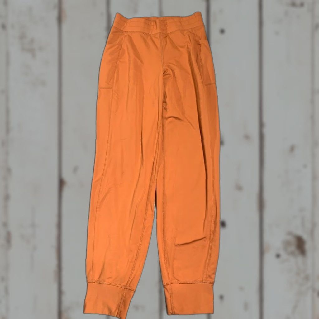Fabletics Fabletics Track Pants Sweatpants XS Women Regular Orange International? (Oops) Size 26" / US 2 / IT 38 - 1 Thumbnail