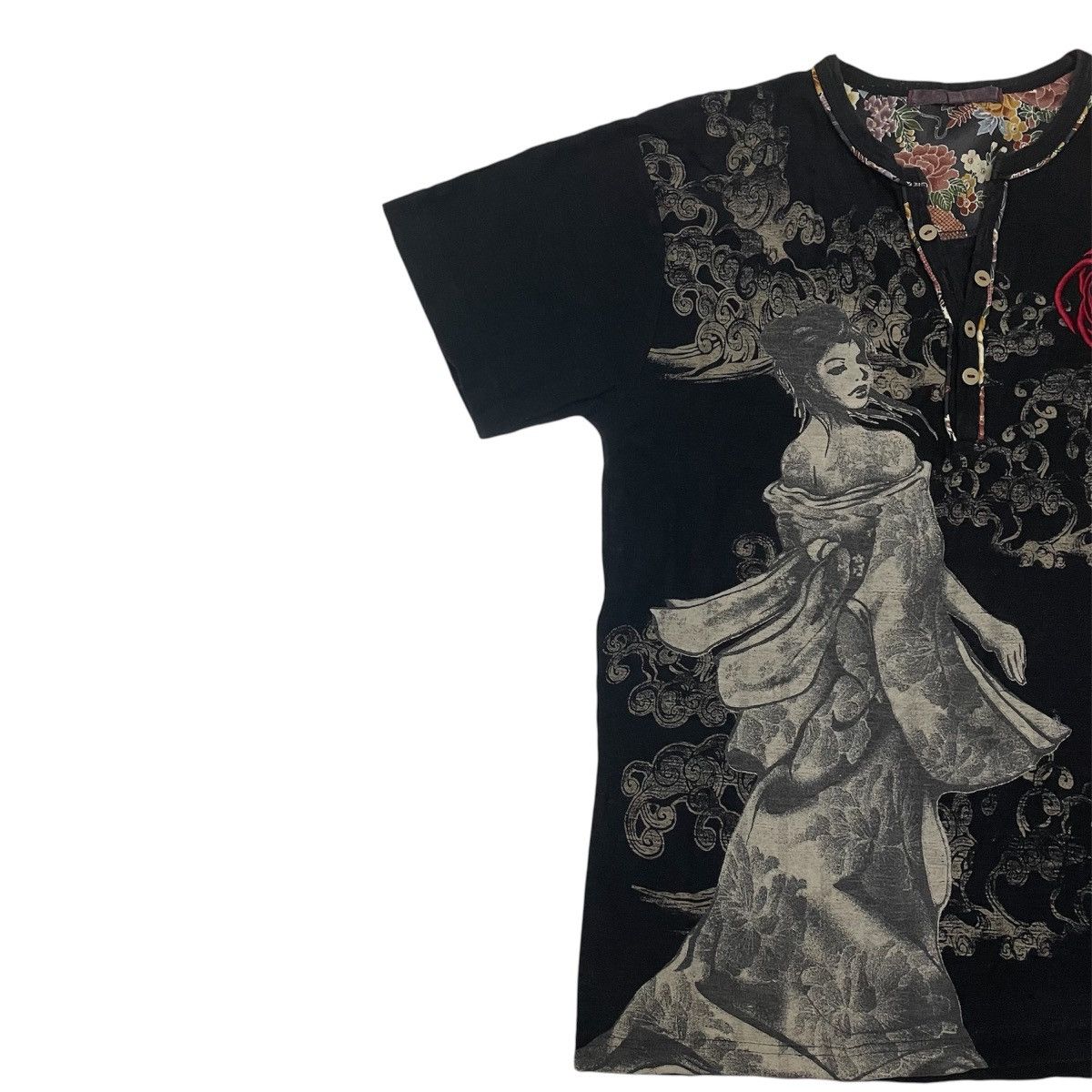 Japanese Brand × Vintage Vintage sukajan opera❌koi tees Size US M / EU 48-50 / 2 - 3 Thumbnail