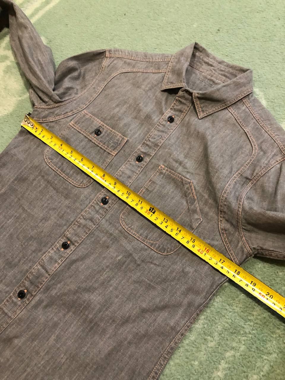 Allsaints Vintage denim Shirt Allsaints crazy Y2K streetwear Size US S / EU 44-46 / 1 - 5 Thumbnail