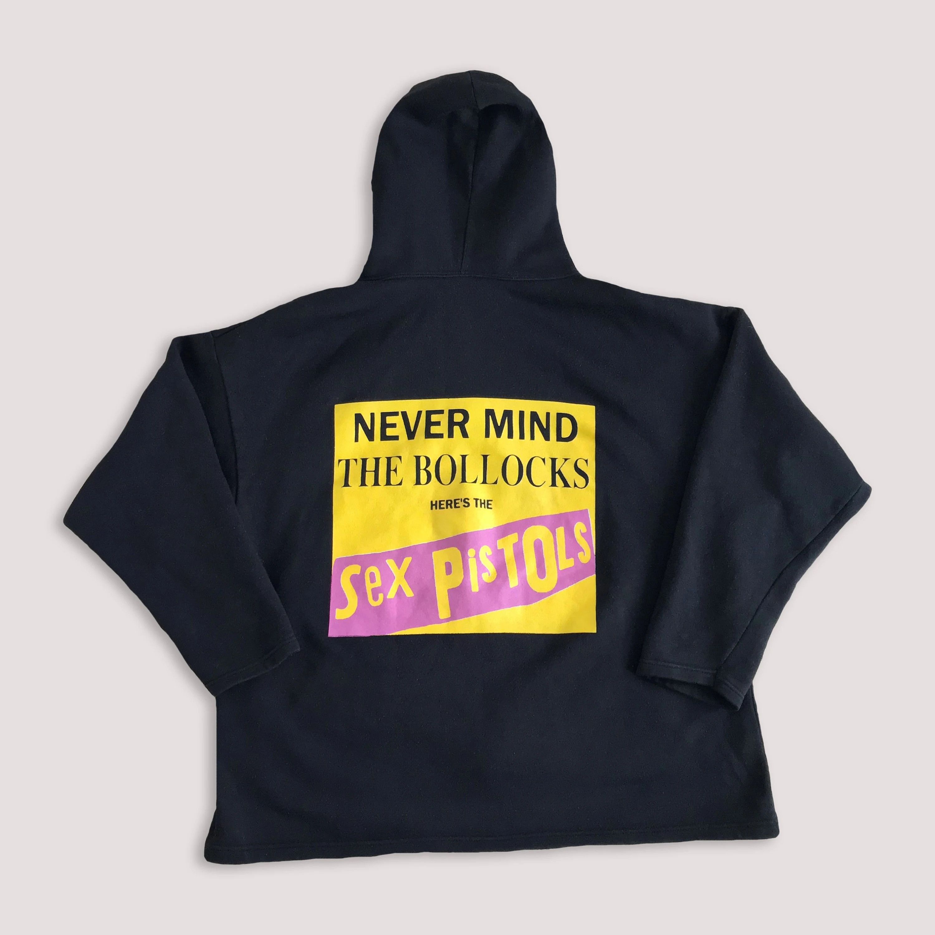 Band Tees RARE Vintage 80s 90s SEX PISTOLS Hoodie Oversize Rock Punk Size US L / EU 52-54 / 3 - 3 Thumbnail