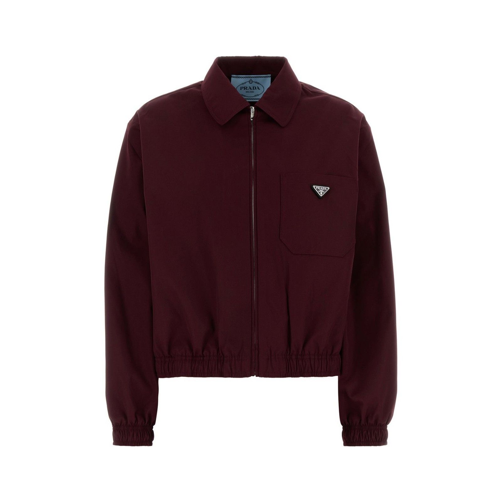 Prada PRADA Grape Poplin Jacket New And Authentic (Women's size:IT Size XS / US 0-2 / IT 36-38 - 1 Thumbnail