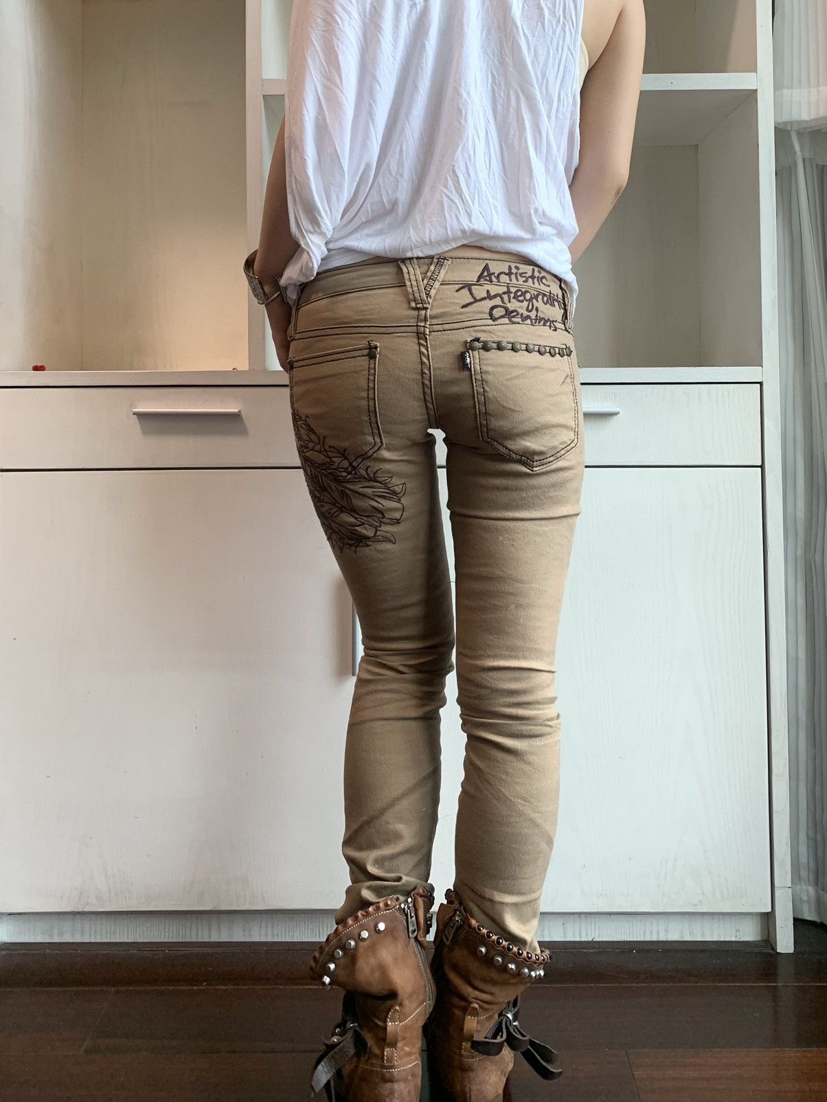 Japanese Brand dia style jeans vintage Size 24" / US 00 / IT 34 - 5 Thumbnail