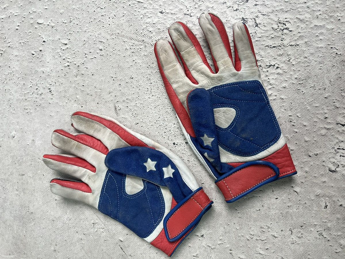 Japanese Brand USA leather archive gloves y2k style hype Size ONE SIZE - 5 Thumbnail