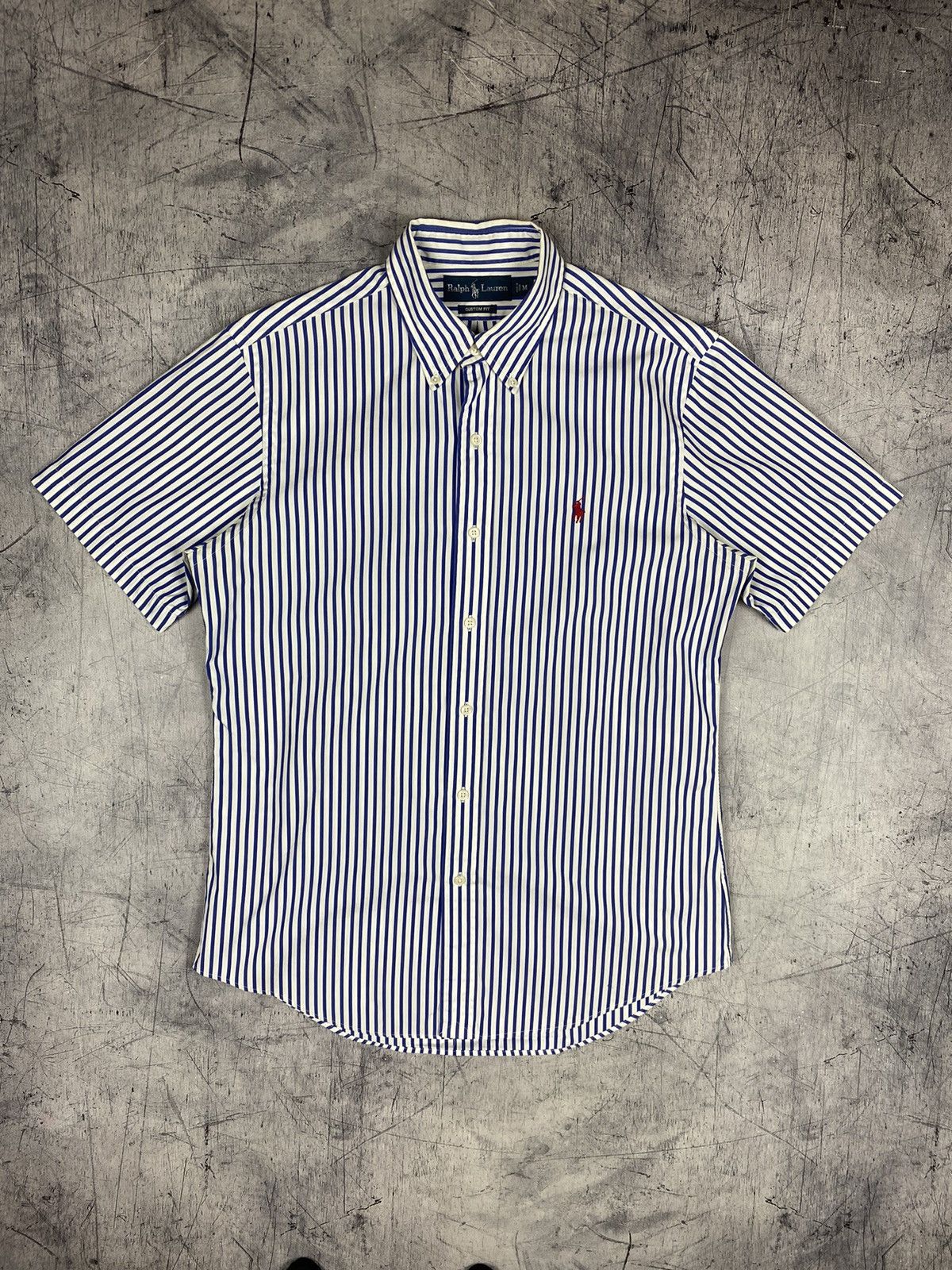 Polo Ralph Lauren × Ralph Lauren × Vintage Vintage Polo Ralph Lauren Designer Striped Button Up Shirt Size US M / EU 48-50 / 2 - 2 Thumbnail