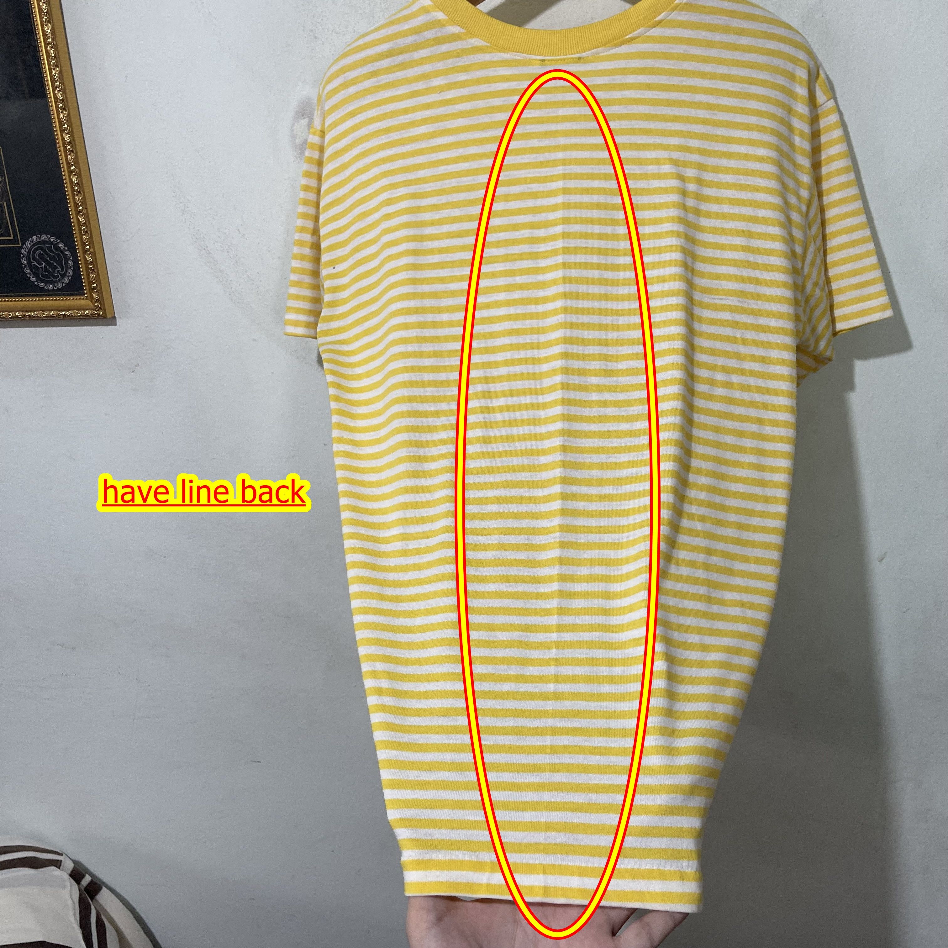 Vintage Vintage 90s Striped Pocket Tee Size US S / EU 44-46 / 1 - 5 Thumbnail