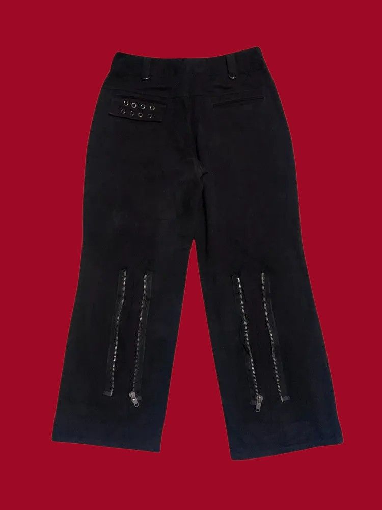 If Six Was Nine Sex Pot Revenge Punk Bondage Pants Size US 34 / EU 50 - 3 Thumbnail
