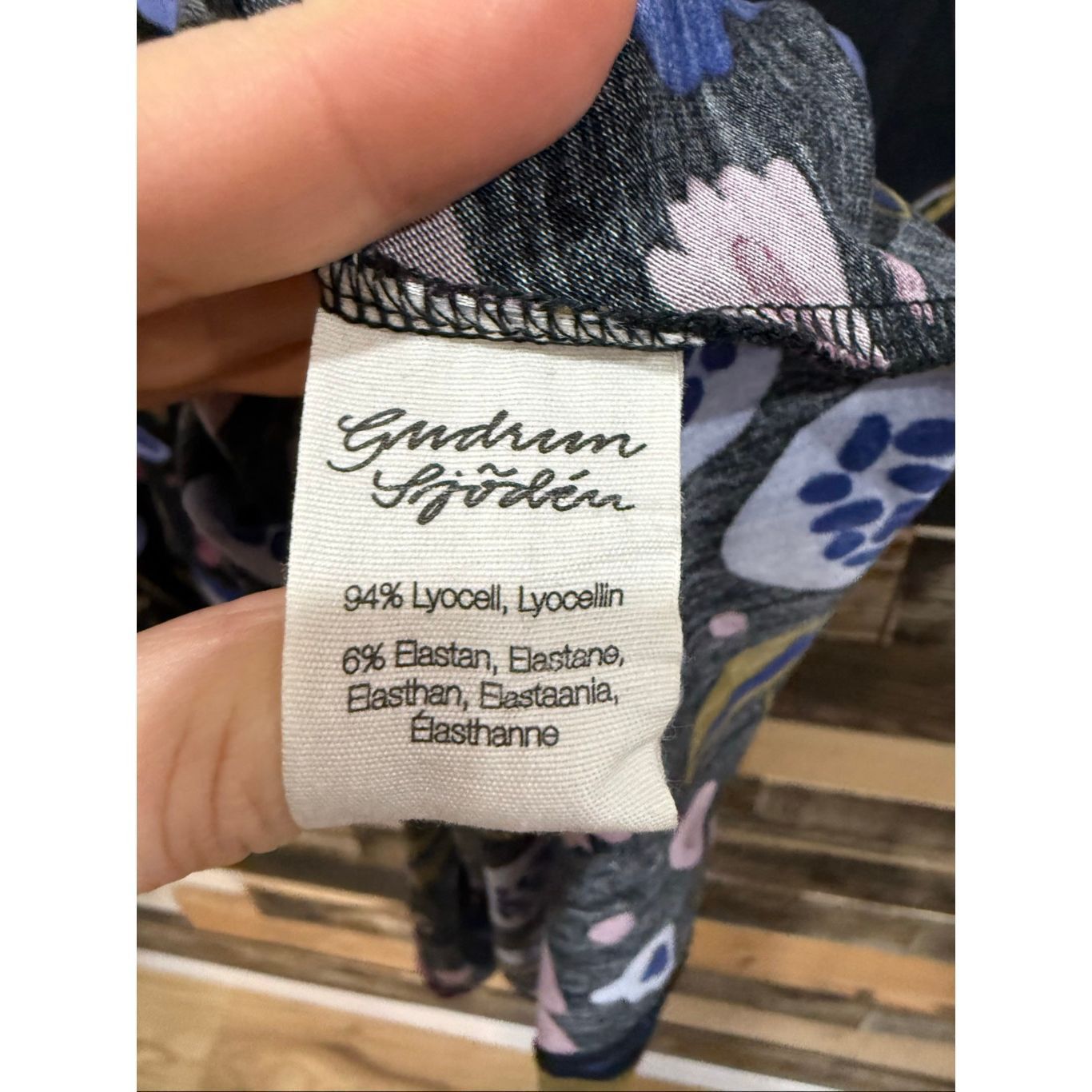 Guru Gudrun Sjödén Violette Floral Tunic Dress Boho Artsy Lagenlo Size L / US 10 / IT 46 - 6 Thumbnail