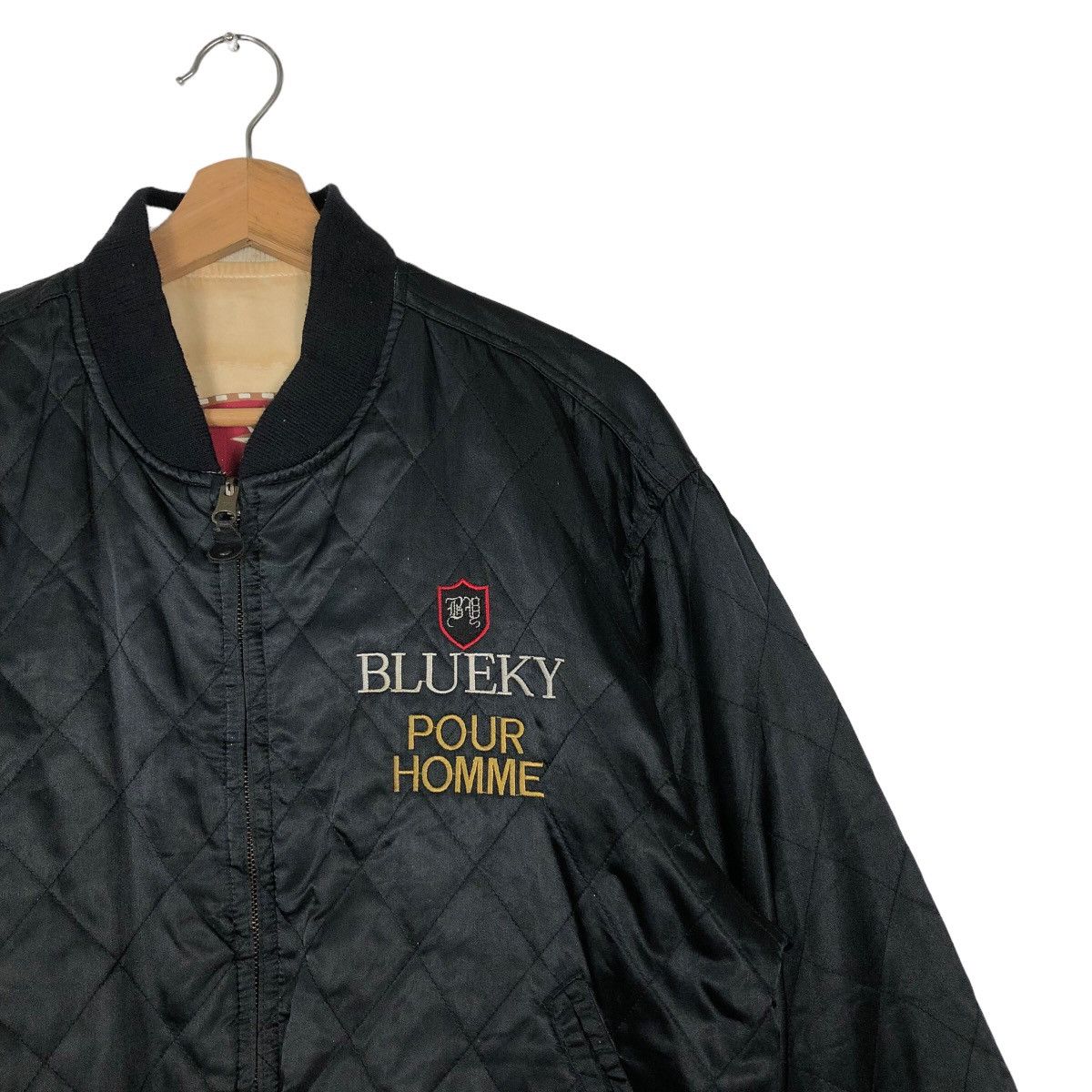 Japanese Brand 🔥90’s Vintage Bomber Jacket Reversible Blueky Refined Japan Size US M / EU 48-50 / 2 - 5 Thumbnail
