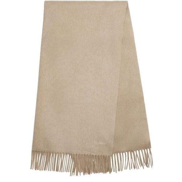 Max Mara MAX MARA Baci Beige Cashmere Scarf New & Authentic Size ONE SIZE - 2 Thumbnail