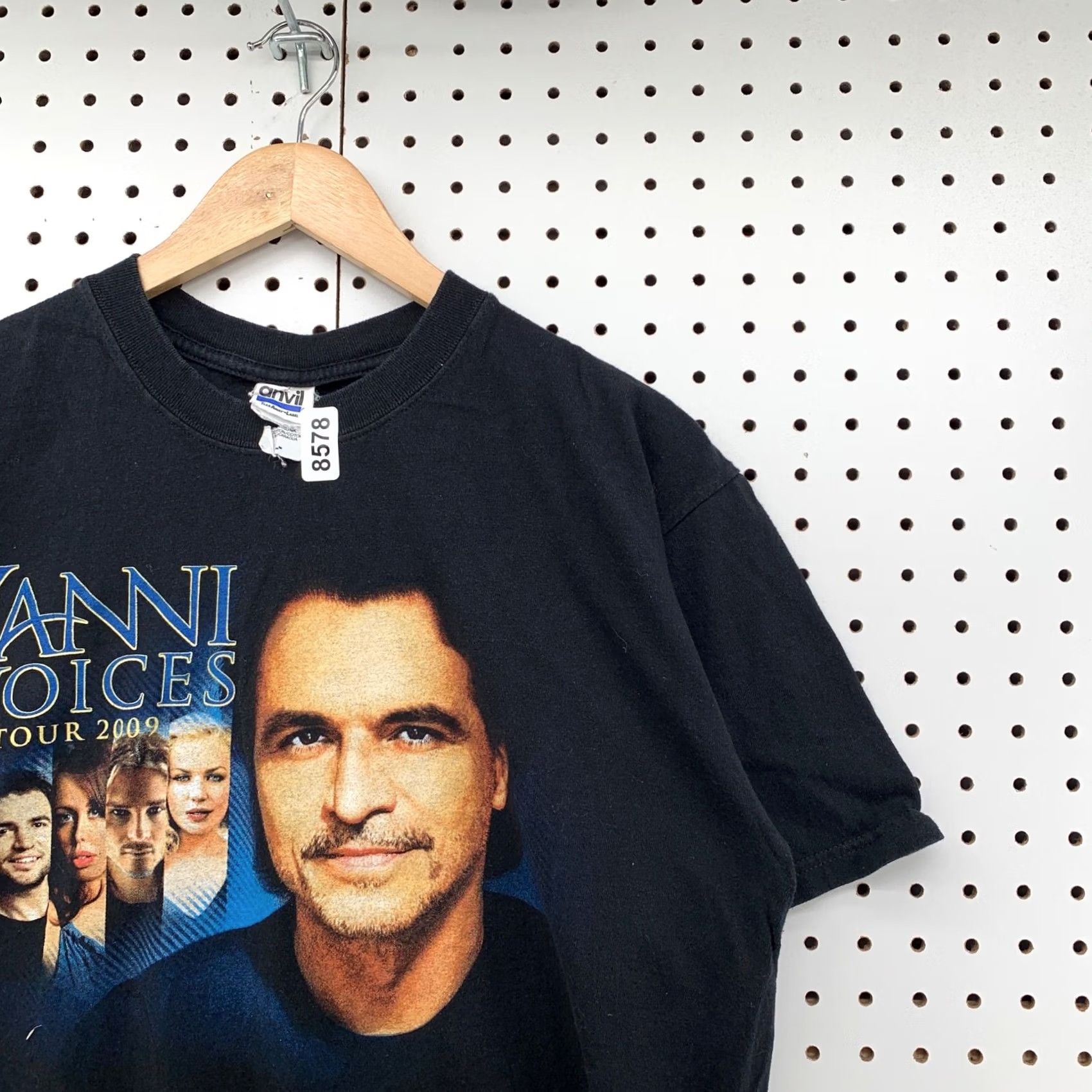 Anvil Yanni Voices Tour Shirt Black Mens Large Concert Music T Shirt Size US L / EU 52-54 / 3 - 5 Thumbnail