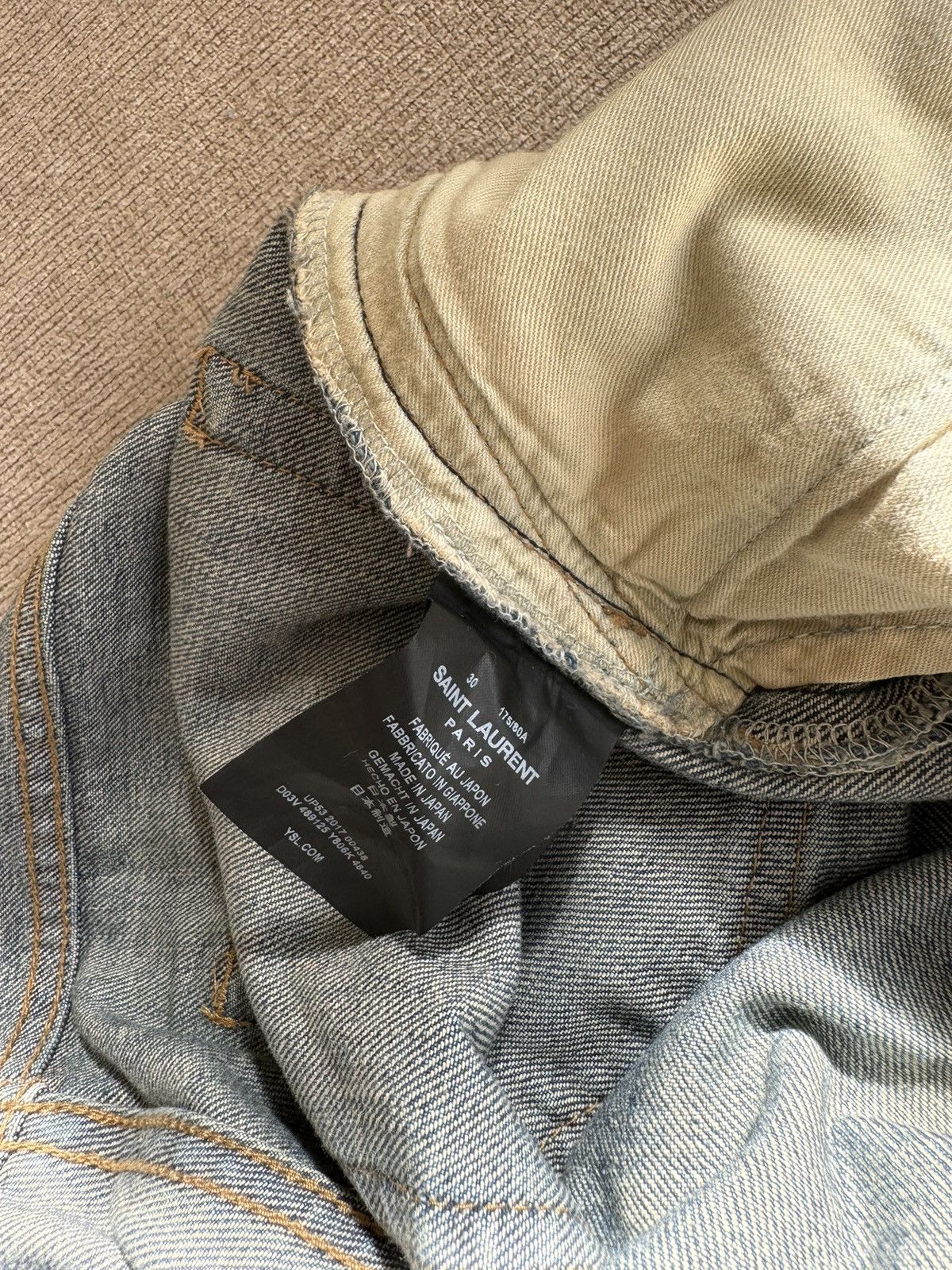Saint Laurent Paris Saint Laurent - Lightwash denim Size US 30 / EU 46 - 4 Thumbnail