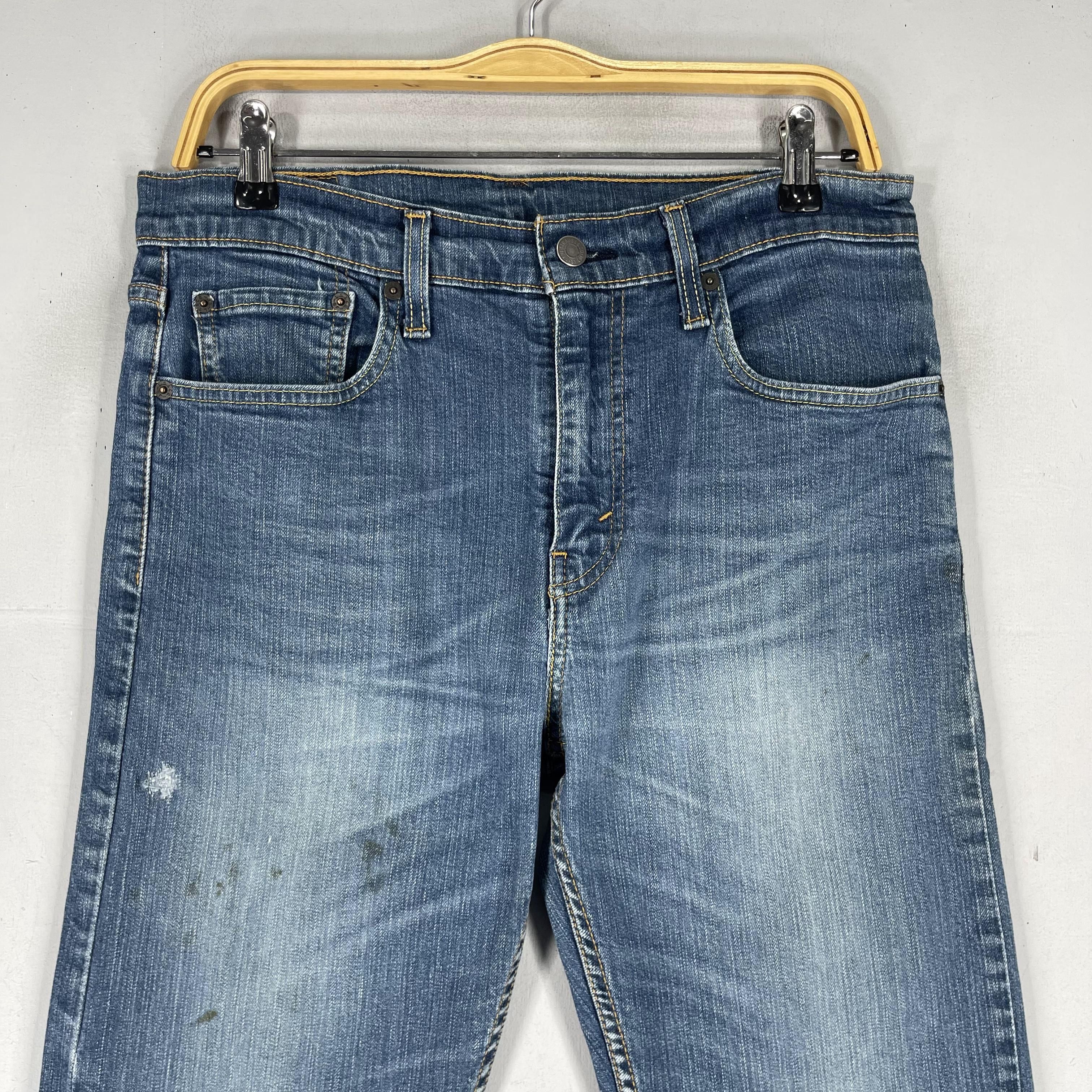 Levi's × Vintage Size 32 Levis 502 Slim Fit Tapered Reinforced Dirty Jeans Size US 32 / EU 48 - 2 Thumbnail