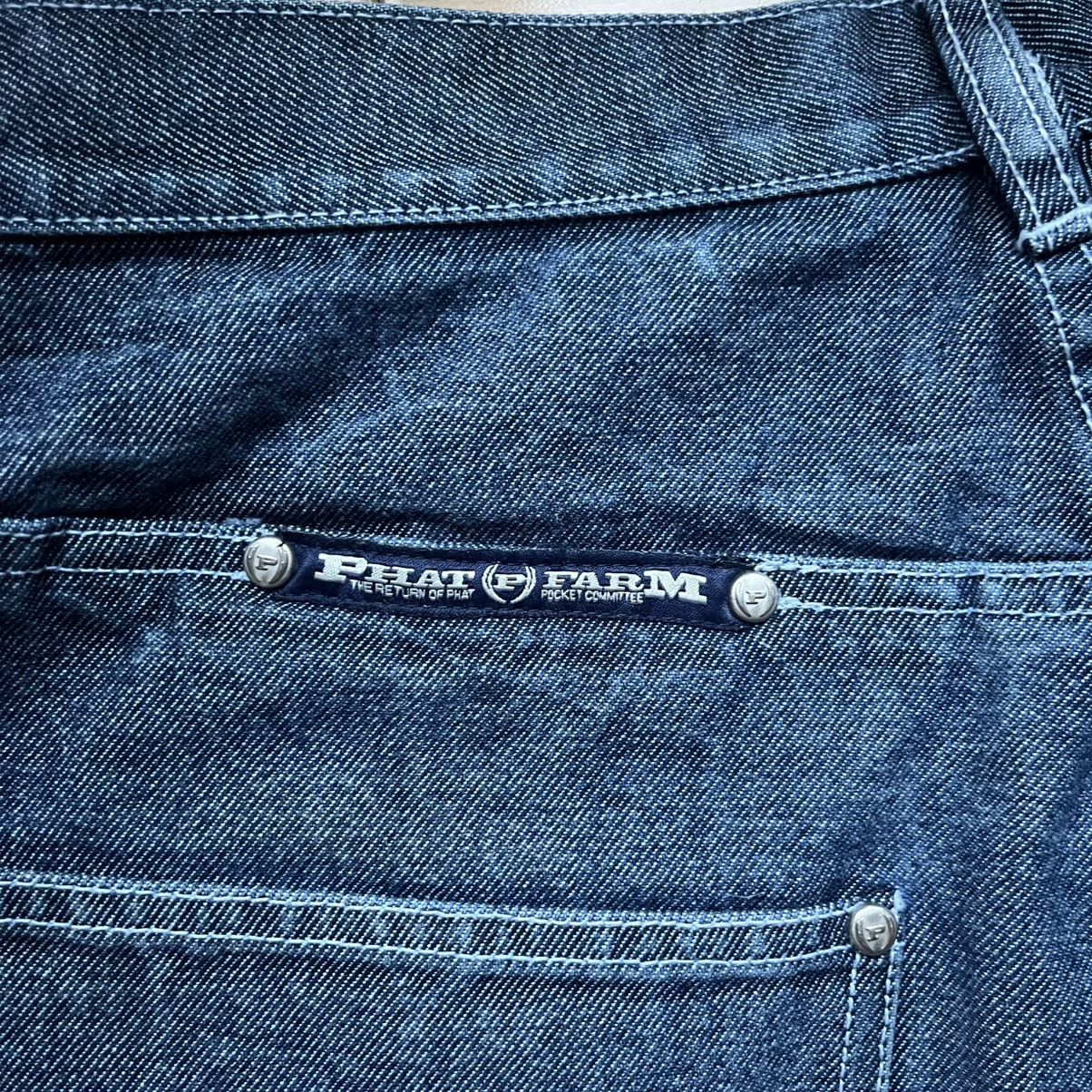 Phat Farm Vintage Y2K baggy denim Phat Farm Jorts Size US 30 / EU 46 - 7 Thumbnail