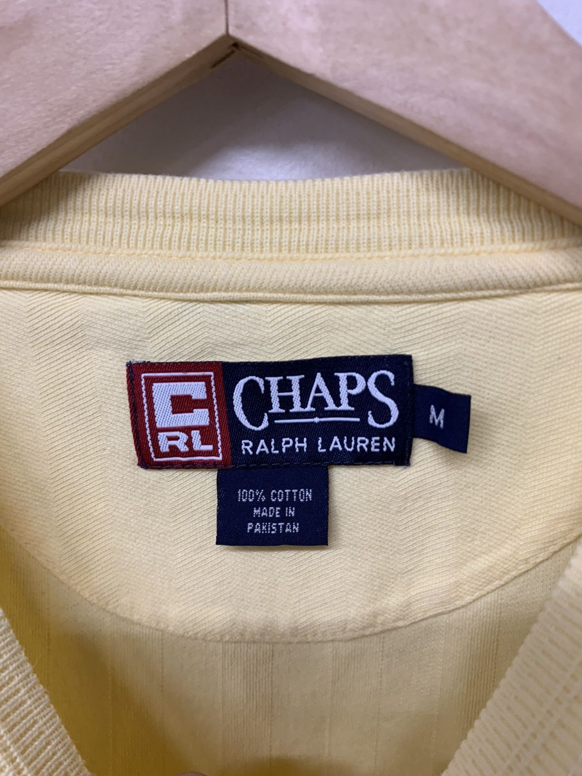 Vintage Vintage Chaps Ralph Lauren Herringbone Pocket Tee Size US M / EU 48-50 / 2 - 1 Thumbnail