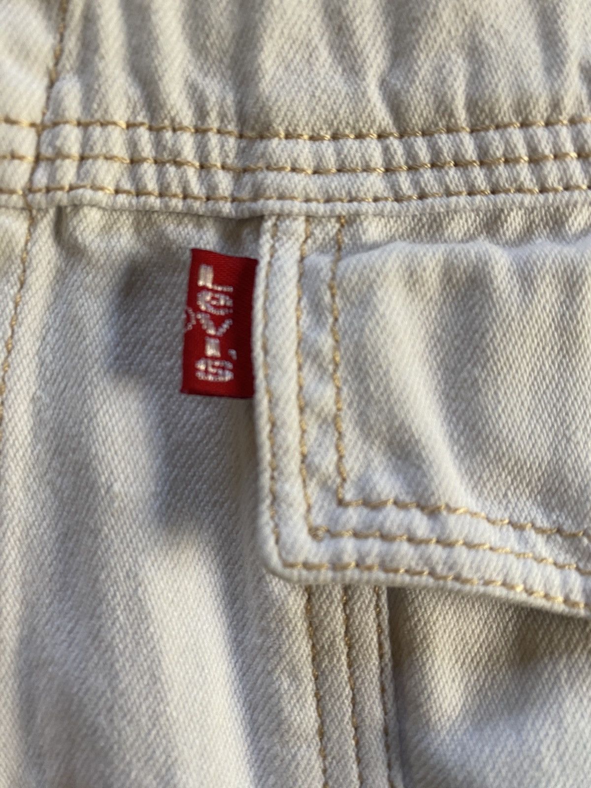 Levi's Vintage 90’s Levi’s Women’s White Long Sleeve Snap Button Up Size M / US 6-8 / IT 42-44 - 9 Thumbnail