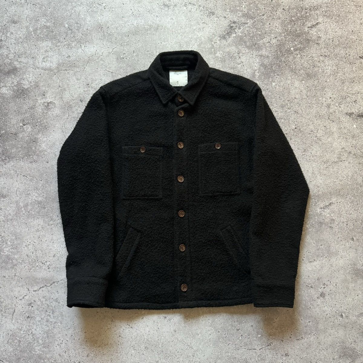 Percival Percival Black Overshirt Size US M / EU 48-50 / 2 - 1 Thumbnail