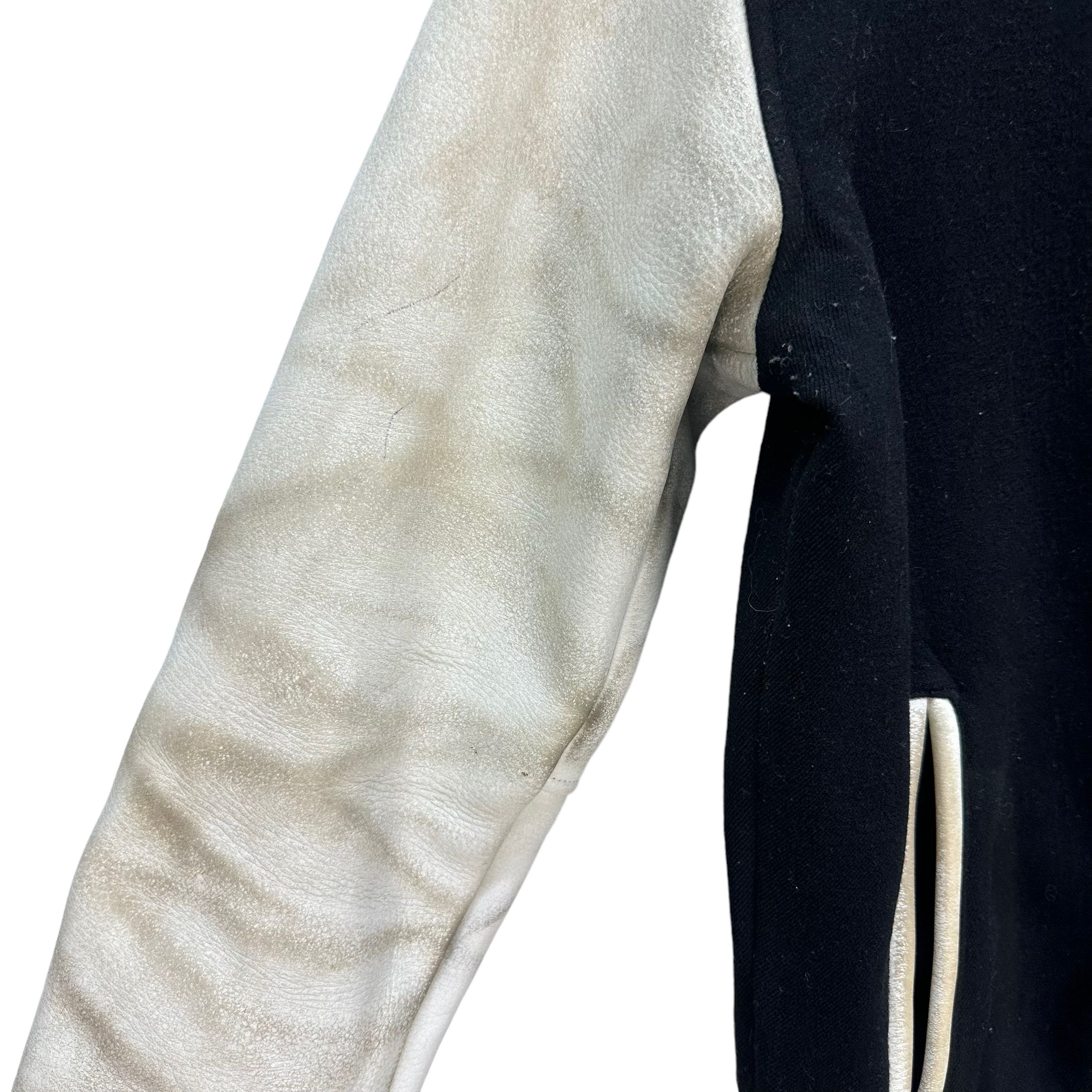 Japanese Brand PEARLY GATES WOOL LEATHER VARSITY JACKET #8180-209 Size US M / EU 48-50 / 2 - 9 Thumbnail