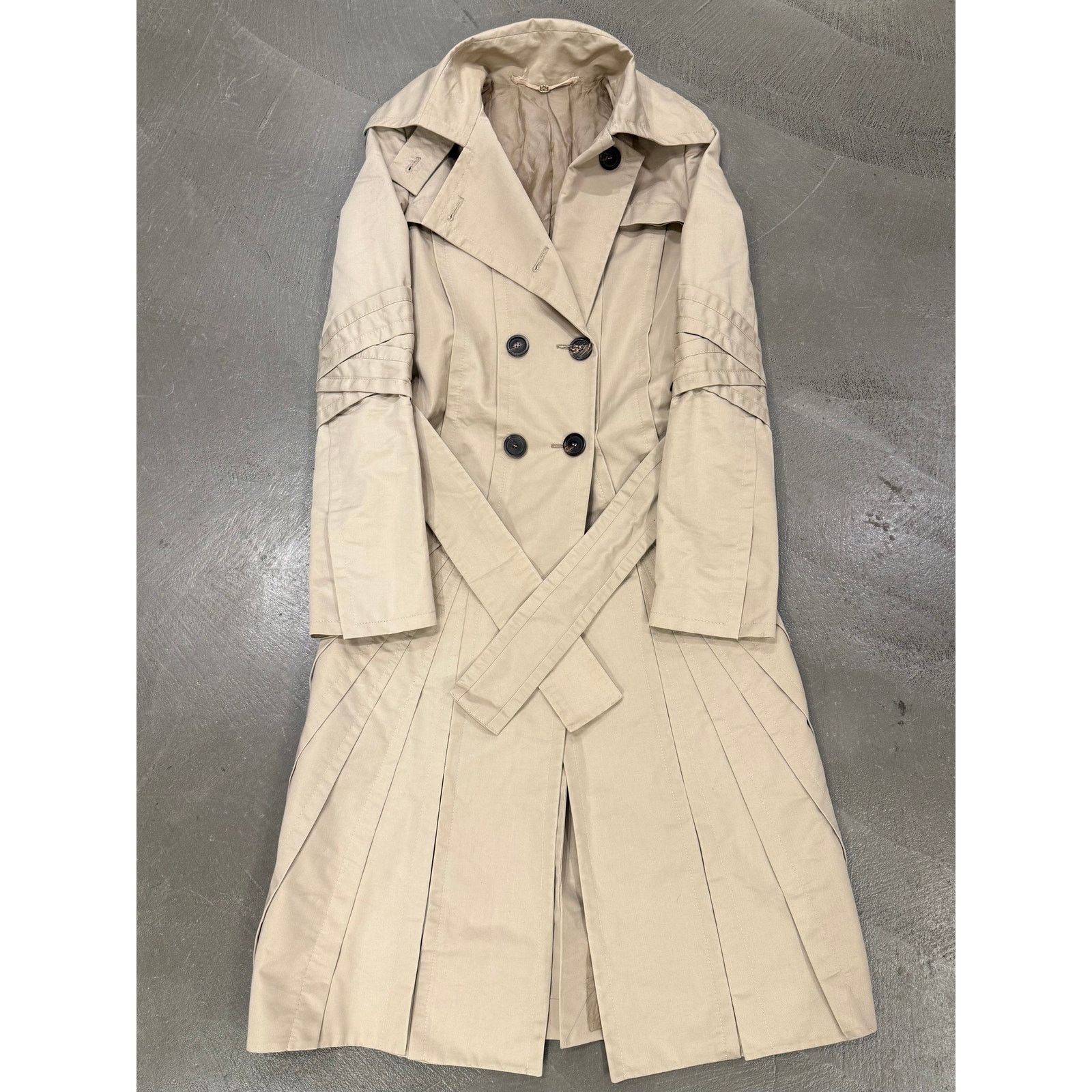 Gucci 2004 Gucci by Tom Ford paneled nylon trench coat Size S / US 4 / IT 40 - 1 Thumbnail