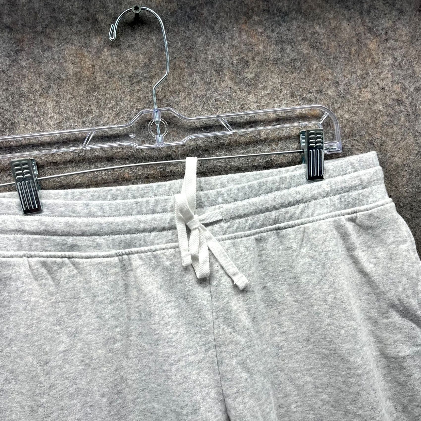Eddie Bauer Eddie Bauer Jogger Pants Womens Medium Grey Fleece Cotton Tapered Front Pockets Drawstring Waist Regular Inseam 24in Size 32" / US 10 / IT 46 - 6 Thumbnail