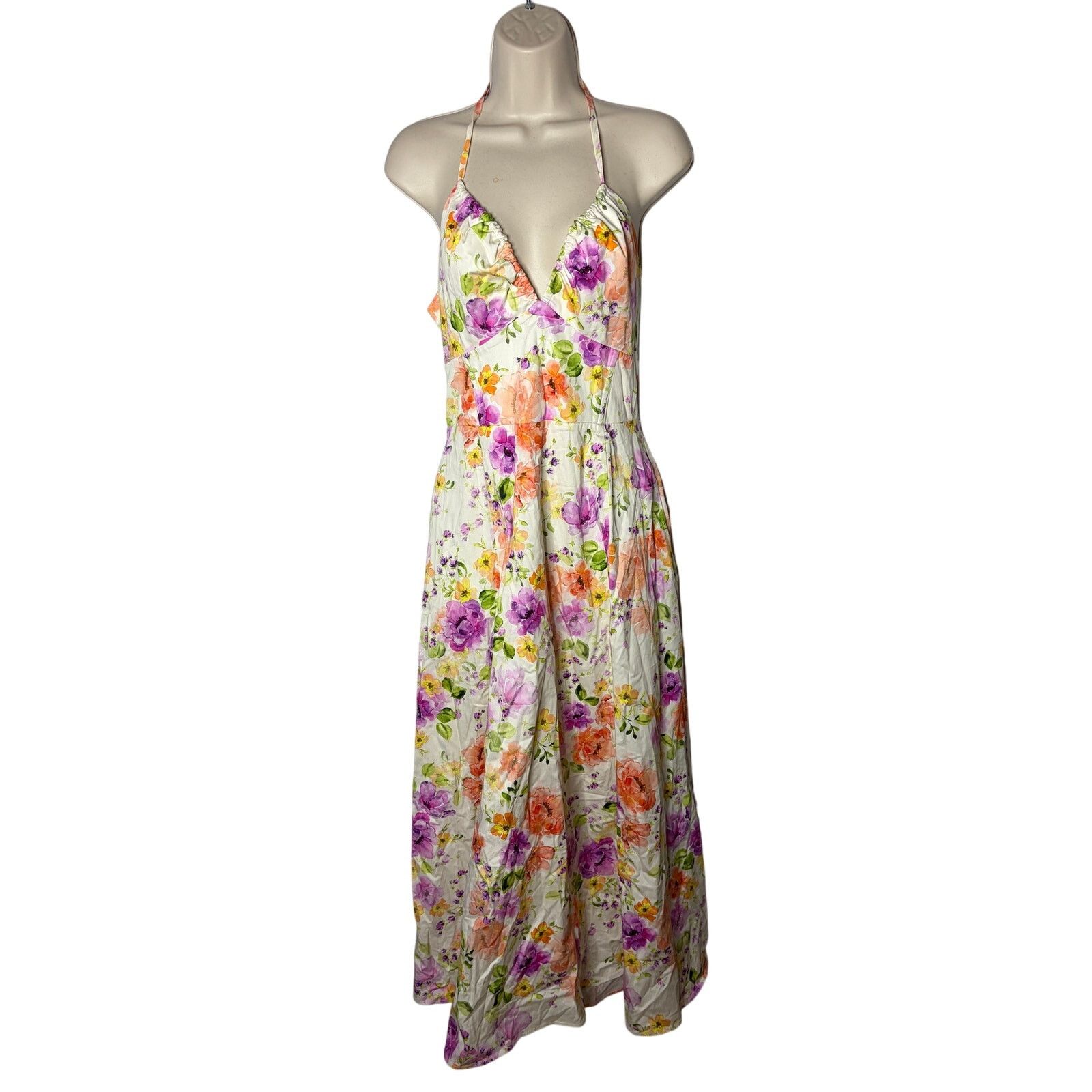 New The Favorite Daughter Floral Halting Traffic Midi Dress