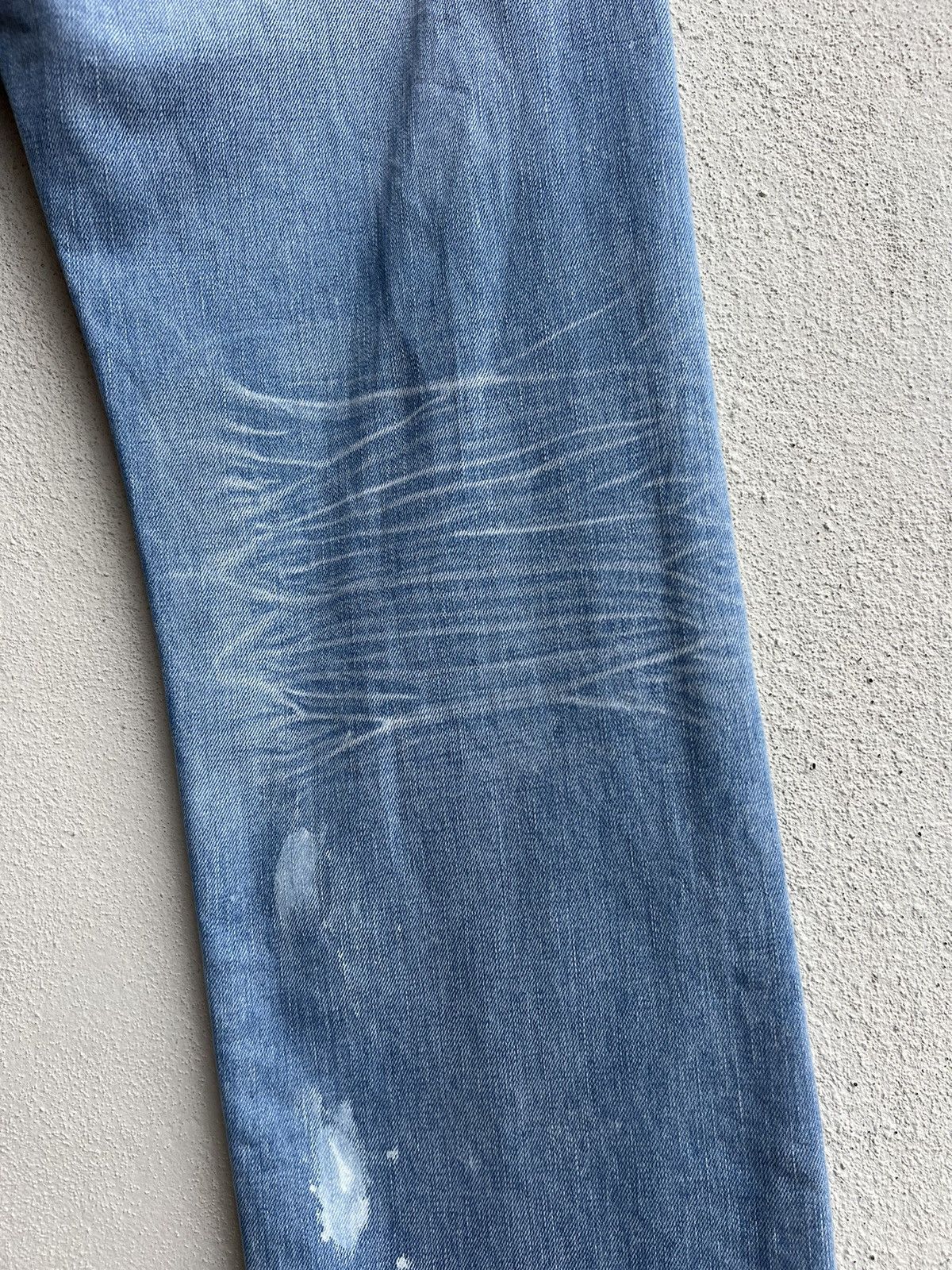 Levi's Vintage Clothing VTG 2005 LVC Levi’s 501 Big E Distress Painter Denim Jeans Size US 34 / EU 50 - 22 Thumbnail