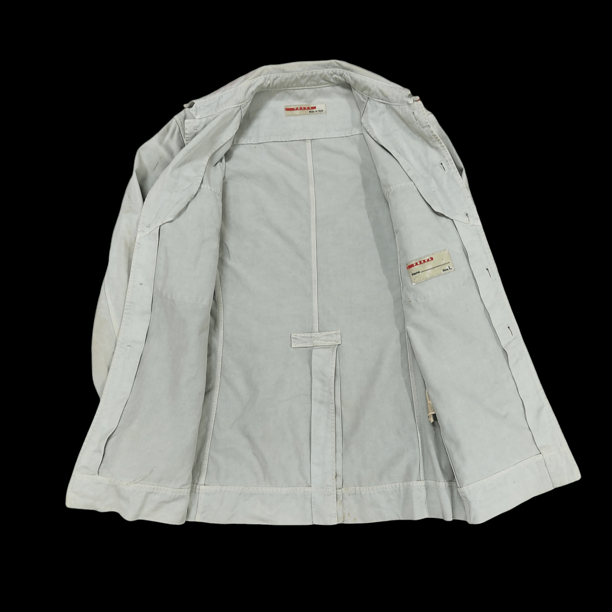 Prada PRADA SS13 Cotton Twill Sport Overshirt Jacket Size US L / EU 52-54 / 3 - 15 Thumbnail