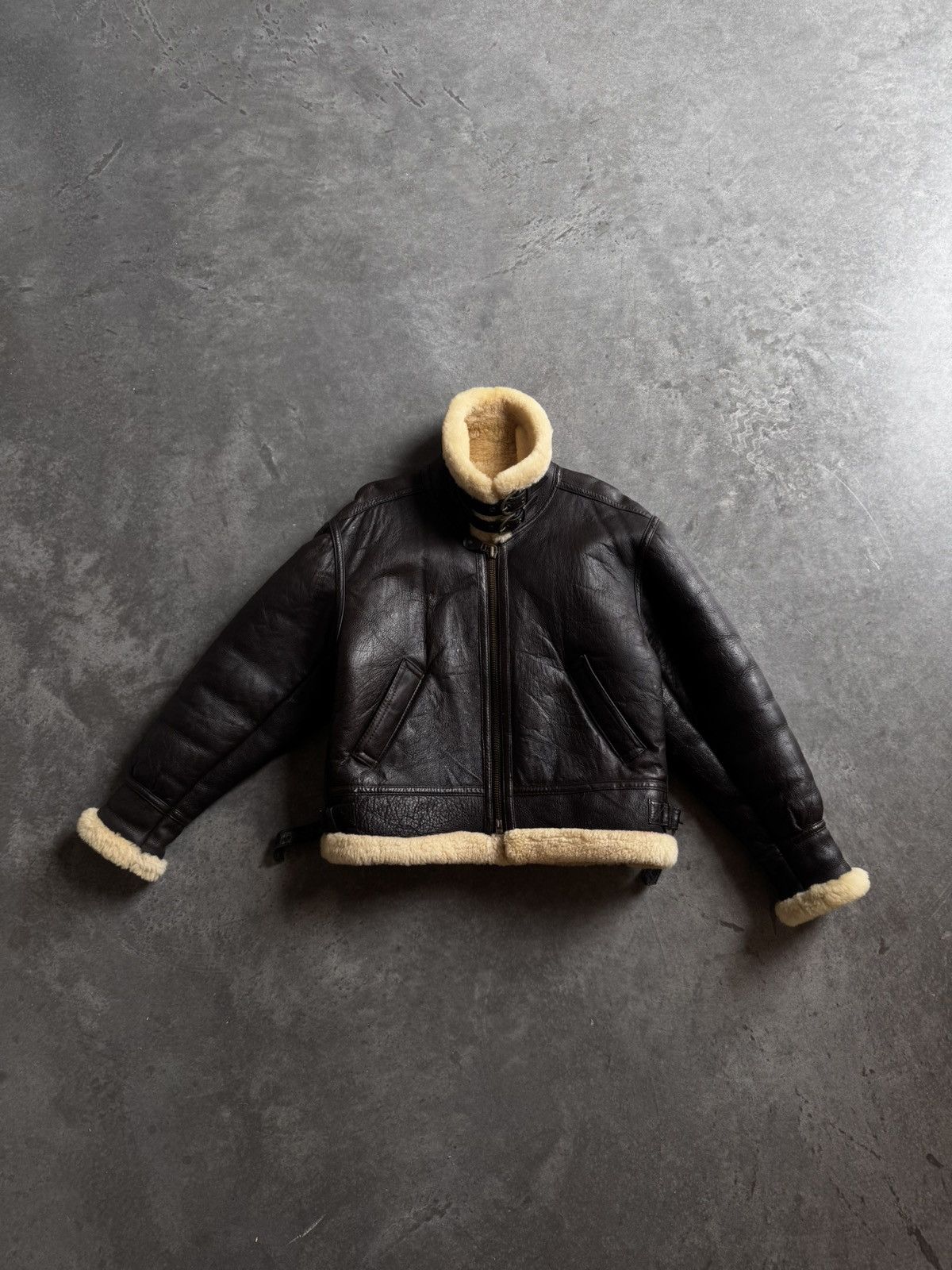 Other VINTAGE B-3 JACKET US AIRFORCE SHEEPSKIN Size US L / EU 52-54 / 3 - 2 Thumbnail