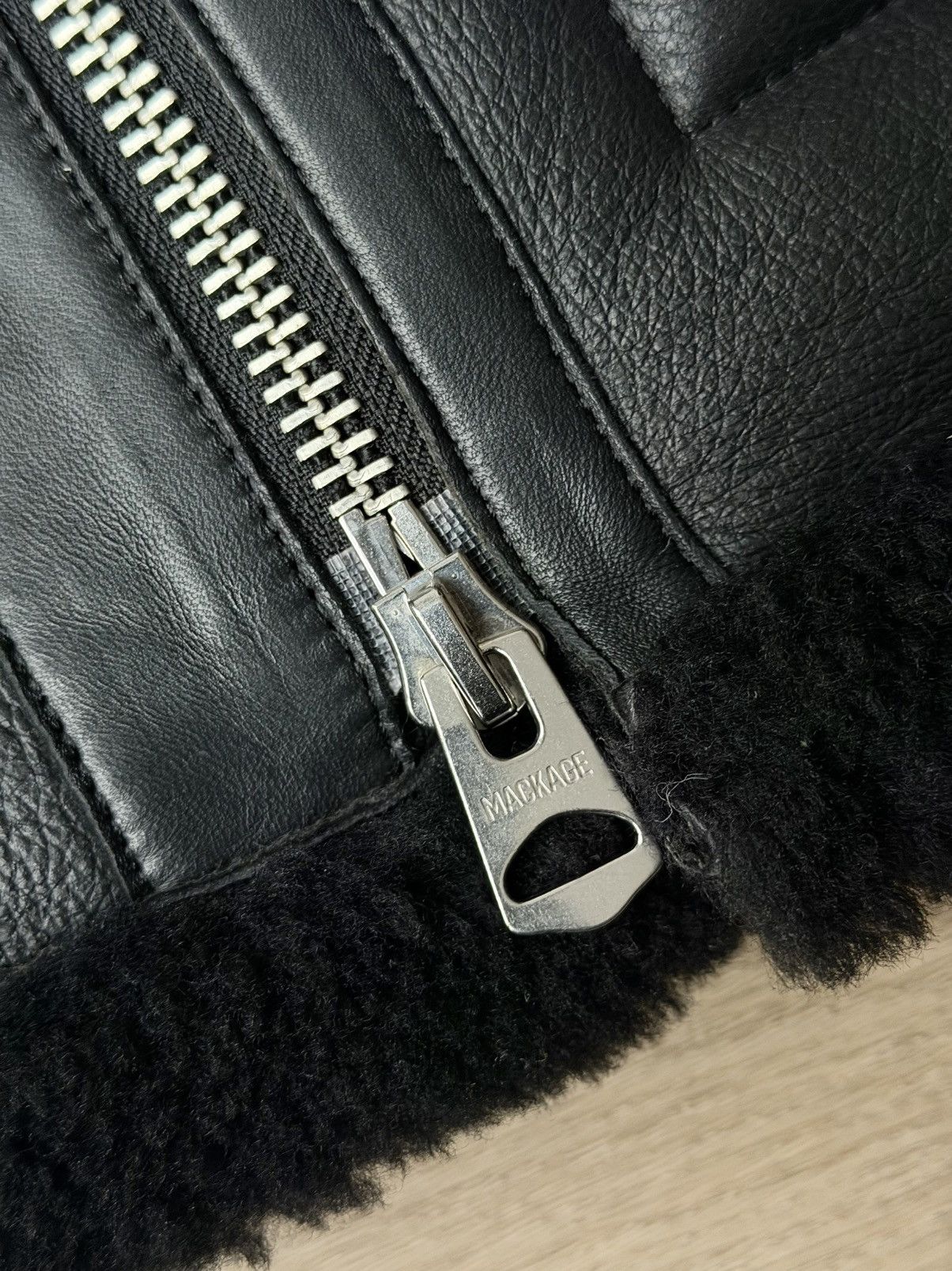 Mackage Mackage Kristian Black Sheepskin Shearling Coat Size US S / EU 44-46 / 1 - 5 Thumbnail
