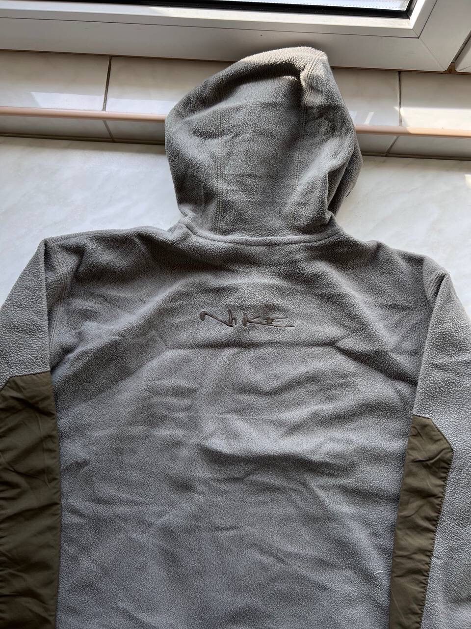 Nike Vintage Y2K Nike Ski Hoodie Fleece Ninja Nylon Sherpa 2000s Size US M / EU 48-50 / 2 - 14 Thumbnail
