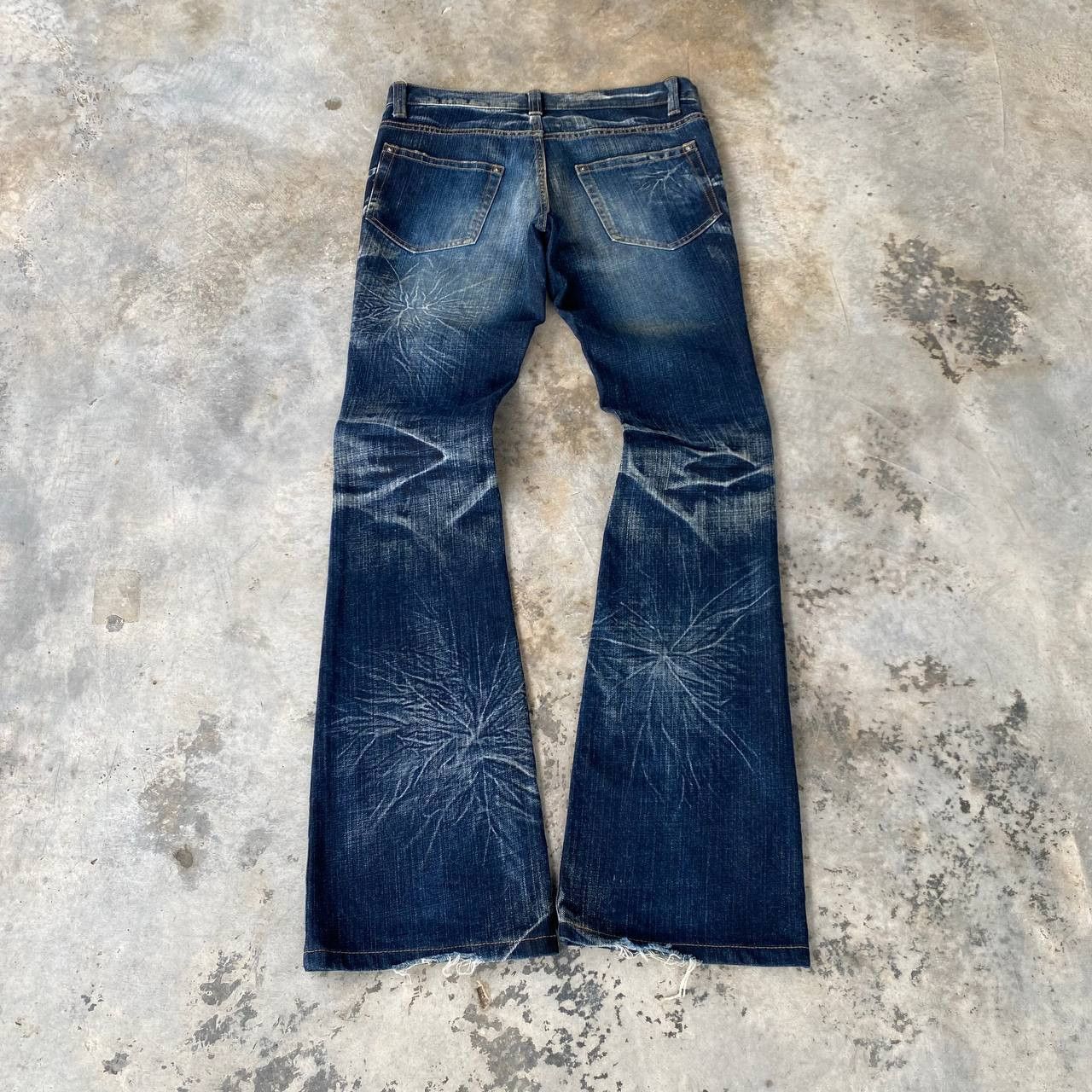 Japanese Brand FLARED JAPAN MODERN LOVERS RUSTY STARBURST GHOSTCLAW MARK Size US 28 / EU 44 - 12 Thumbnail