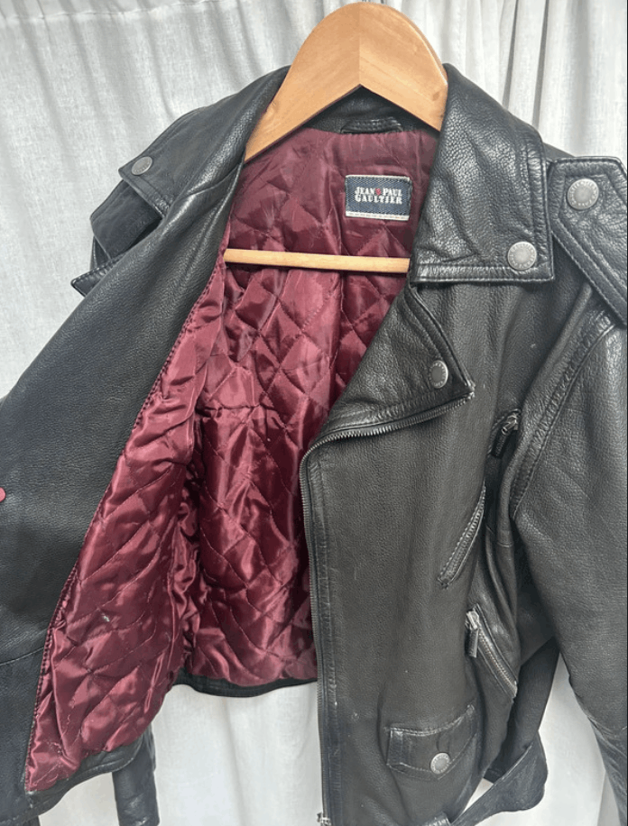 Jean Paul Gaultier × Leather Jean Paul Gaultier Jacket Leather Biker Crop Coat EX0083 Size XL / US 12-14 / IT 48-50 - 6 Thumbnail