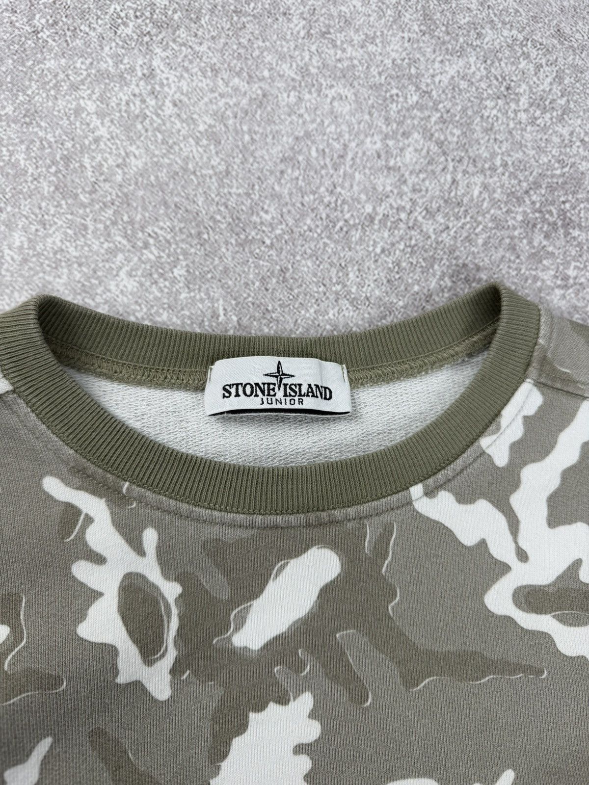Stone Island Stone Island Junior Camo Print Crewneck Sweatshirt Size 10 Size US XXS / EU 40 - 3 Thumbnail
