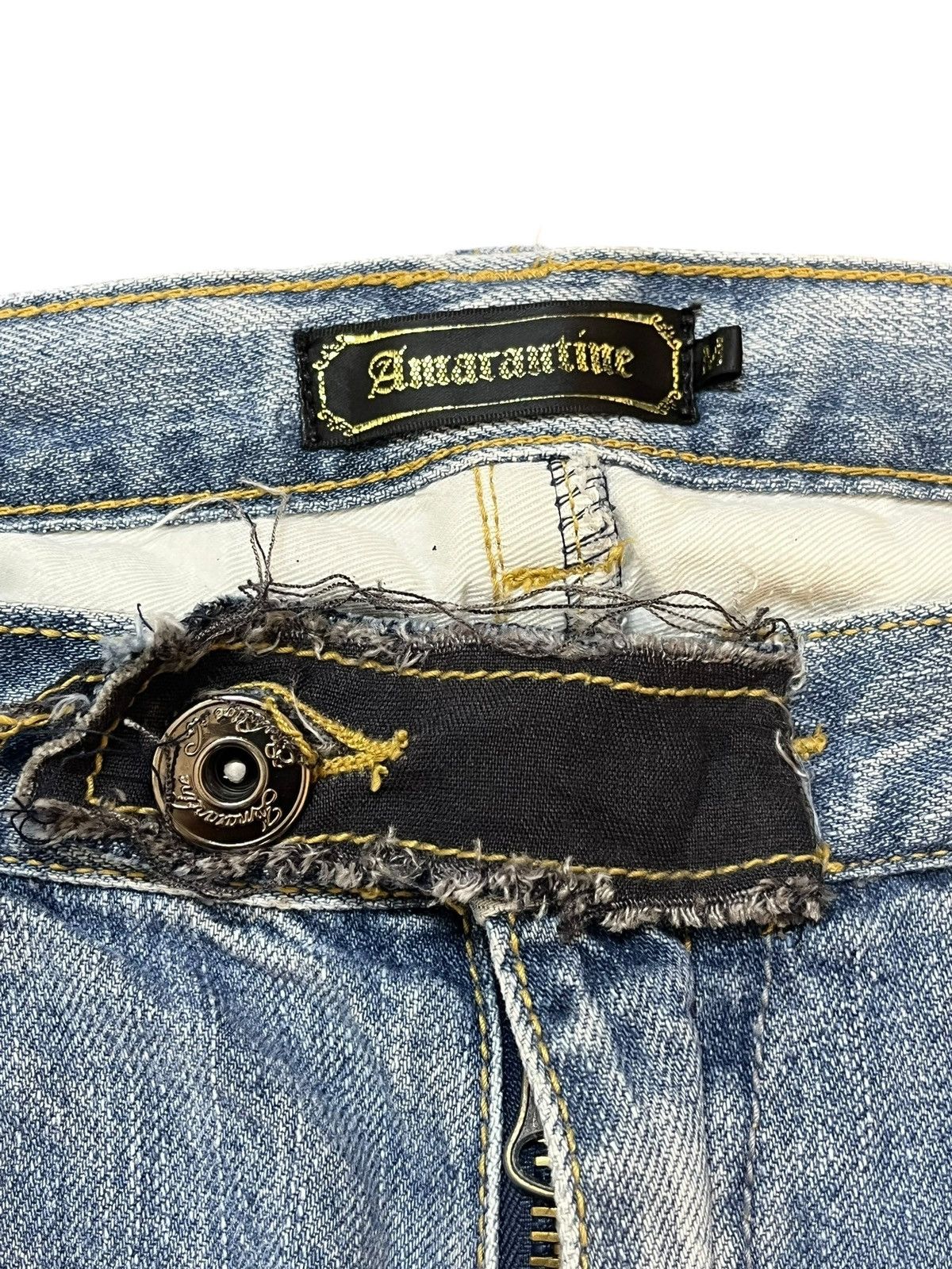 Japanese Brand Vintage Amarantine Seditionaries Three Quarter Denim Size US 31 - 6 Thumbnail