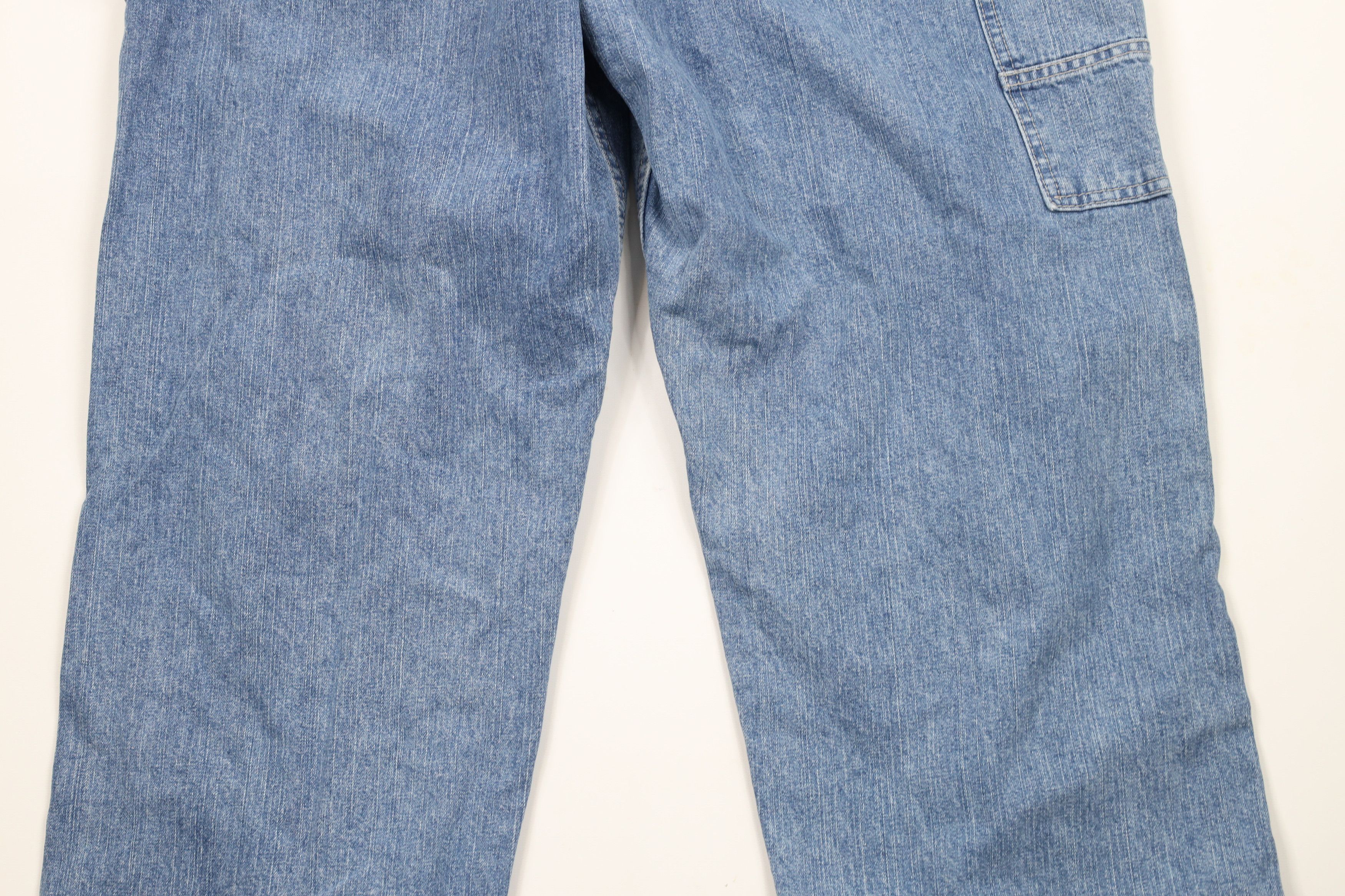 Lee × Vintage Vintage Y2K Lee Wide Leg Carpenter Denim Jeans Blue Size US 36 / EU 52 - 12 Thumbnail
