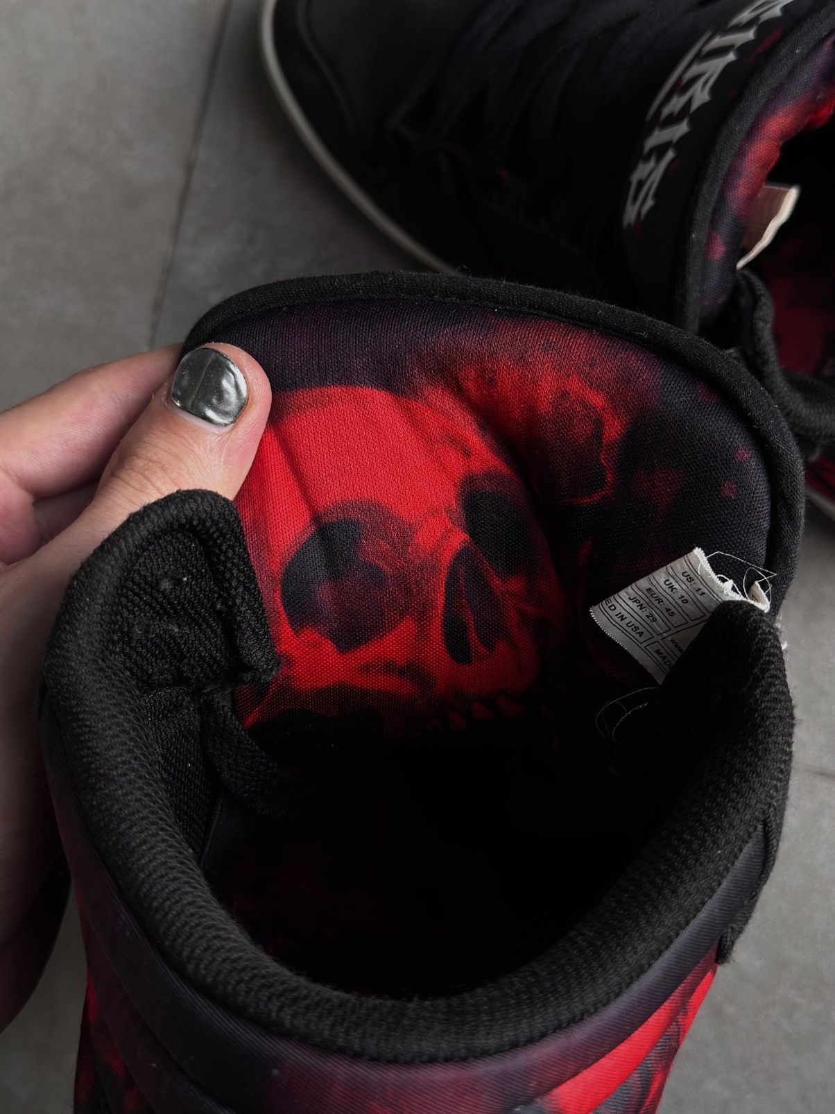 Osiris OSIRIS CLONE RED SKULL LIMITED HI TOP SNEAKERS Size US 11 / EU 44 - 5 Thumbnail