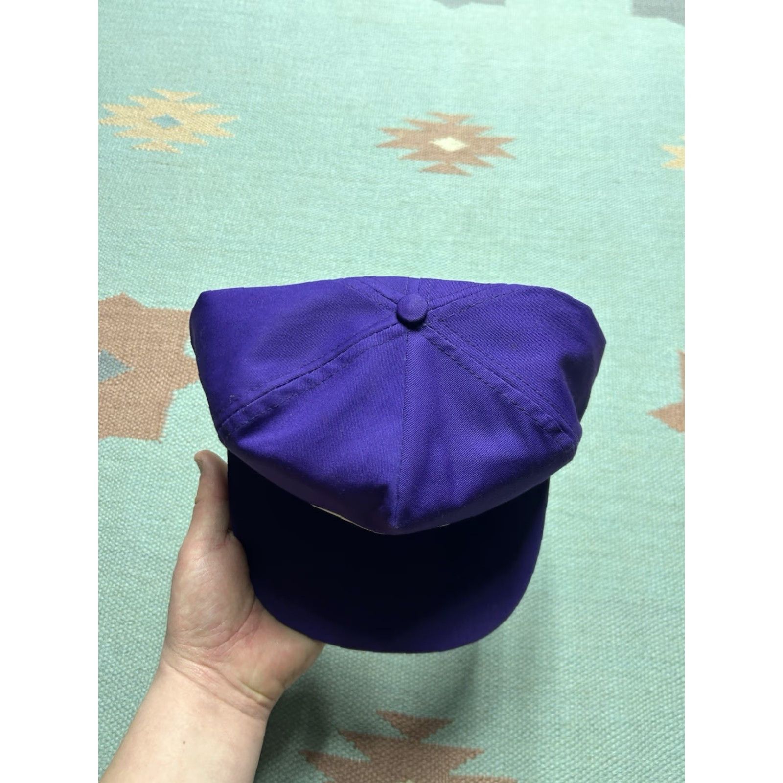 GRAFF VINTAGE StrapBack hat cap Graff Chevy Chevrolet dealer bay city Michigan purple Size ONE SIZE - 3 Thumbnail