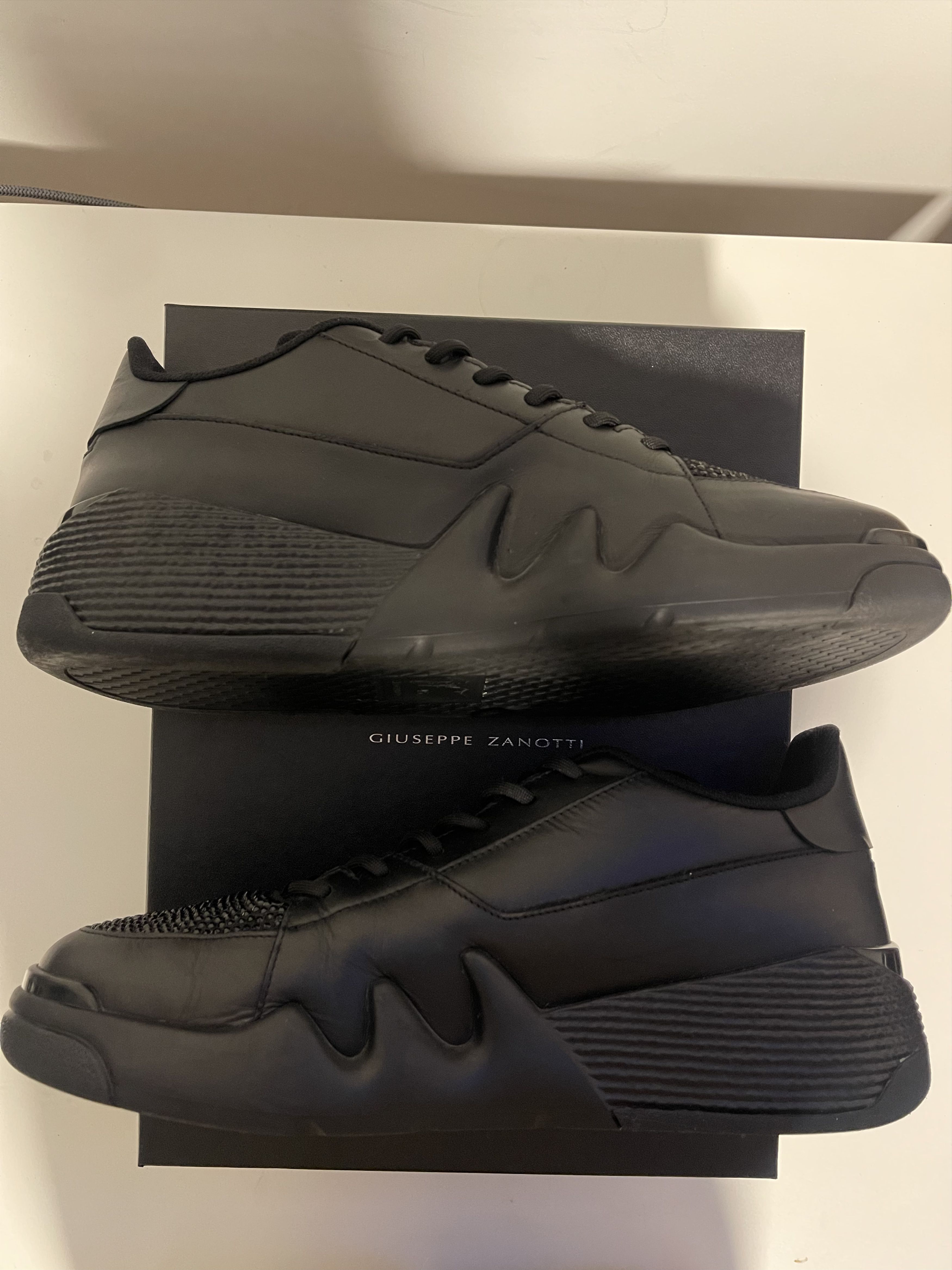Giuseppe Zanotti Giuseppe Zanotti Talon Rhinestone Sneakers Size US 12 / EU 45 - 7 Thumbnail