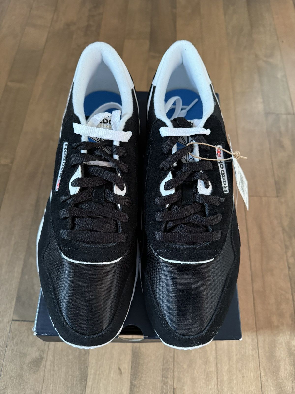 Reebok Reebok Classic Nylon - Black/Black/White Size US 10.5 / EU 43-44 - 8 Thumbnail