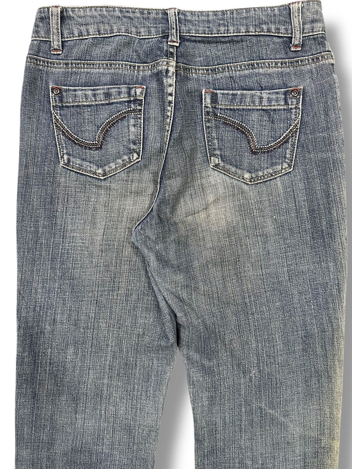 Japanese Brand Vintage Theoria Jeans With Flare Wideleg Style Faded Wash Size US 30 / EU 46 - 6 Thumbnail