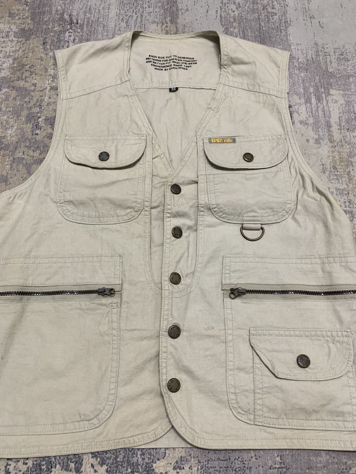 Voodoo Tactical Even River Streetwear Utility Safari Outdoor Vest Size US M / EU 48-50 / 2 - 2 Thumbnail