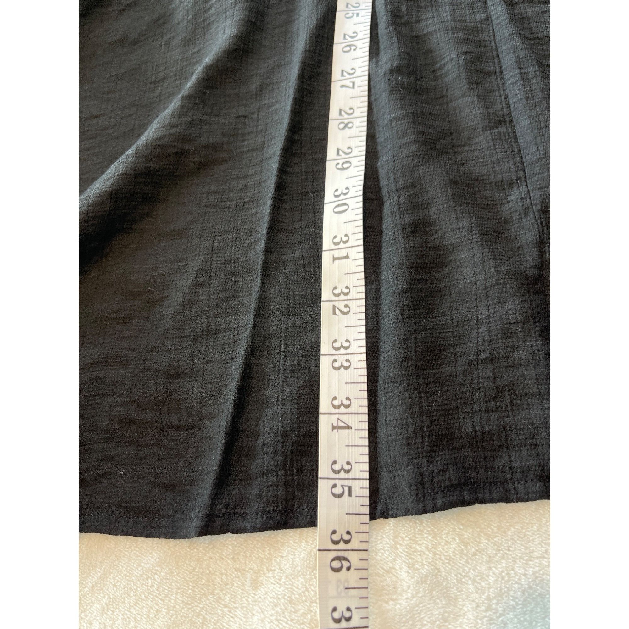 Vintage Striking Black Oversized Button-Up Blouse W/ Unique Draped S Size M / US 6-8 / IT 42-44 - 8 Thumbnail