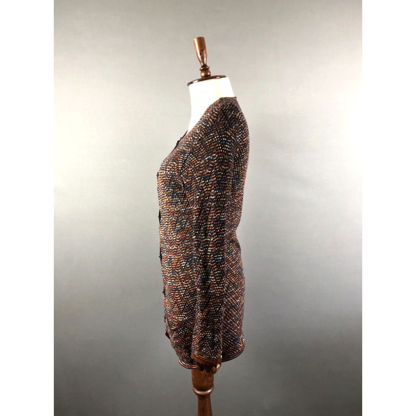 Missoni Missoni Women's Cardigan Multicolor Cotton Blend Size 44 Patterned Size M / US 6-8 / IT 42-44 - 2 Thumbnail